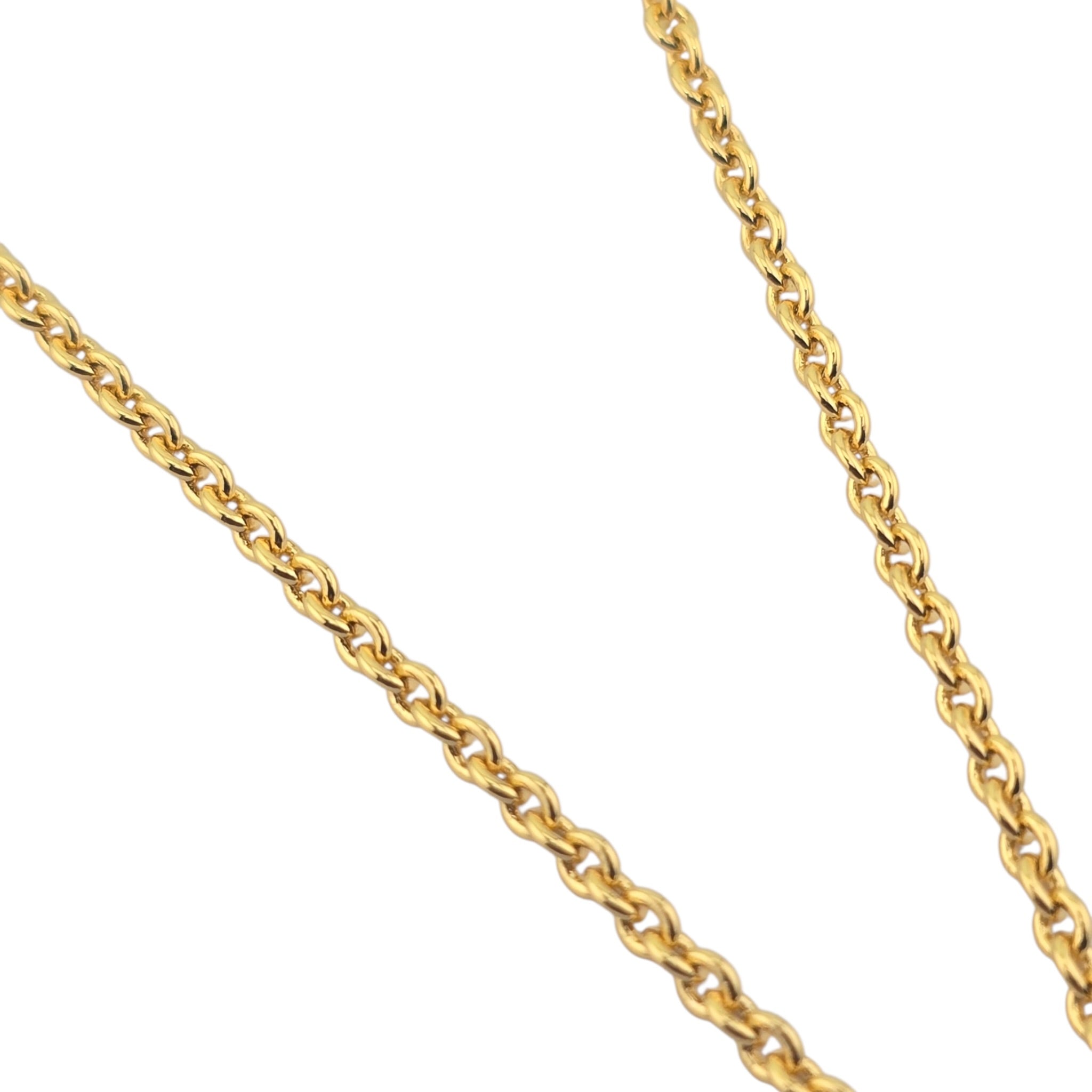 Christian Dior Clover Pendant Gold Necklace DIOR
