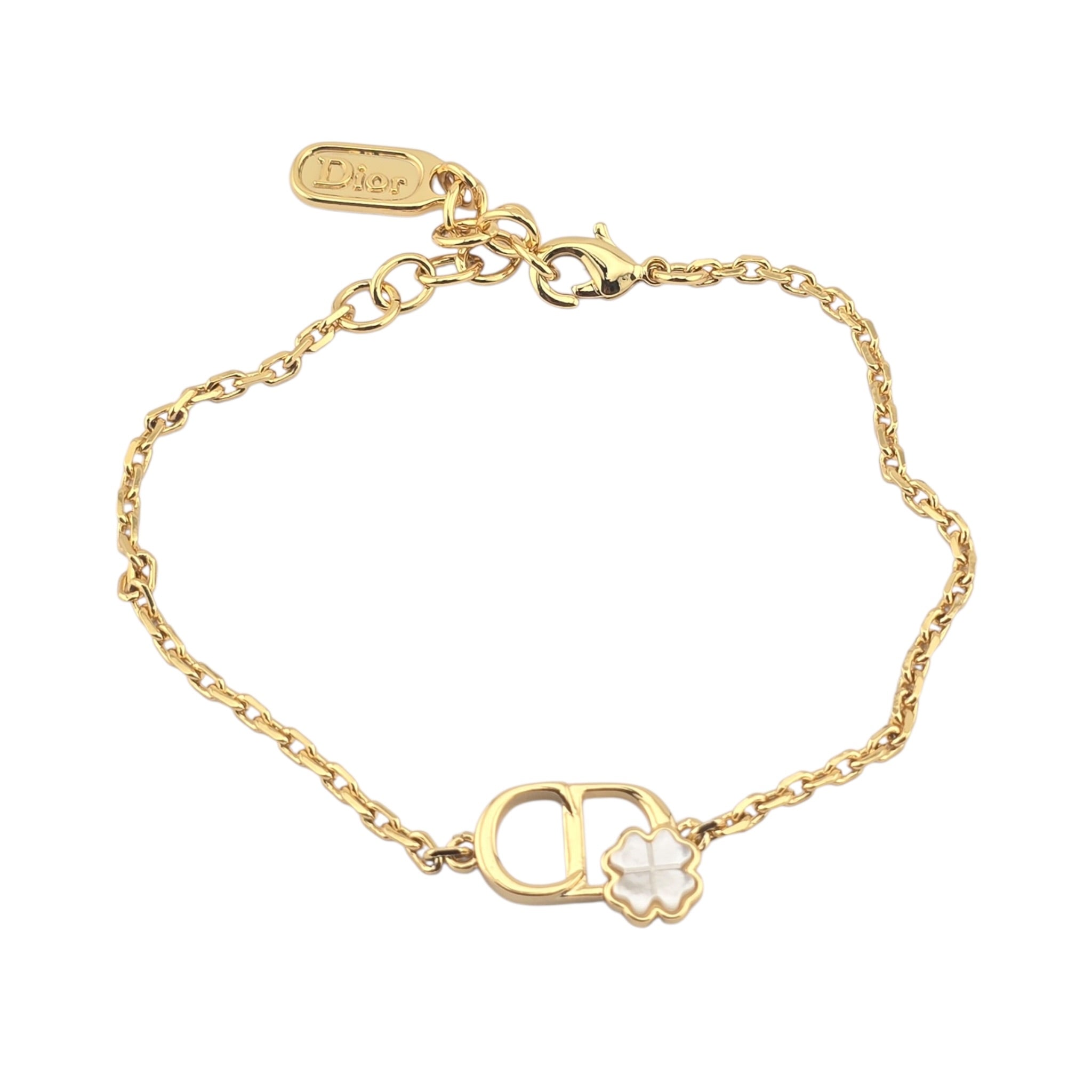 Christian Dior Garden Mother of Pearl Gold  Bracelet DIOR