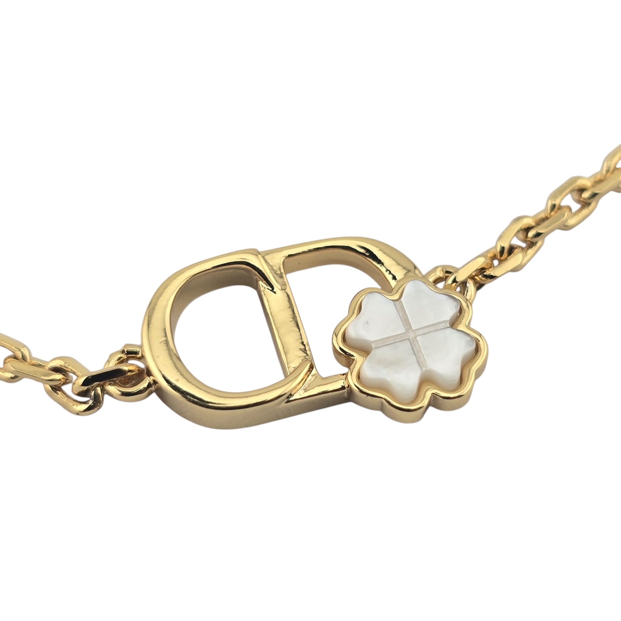 Christian Dior Garden Mother of Pearl Gold  Bracelet DIOR