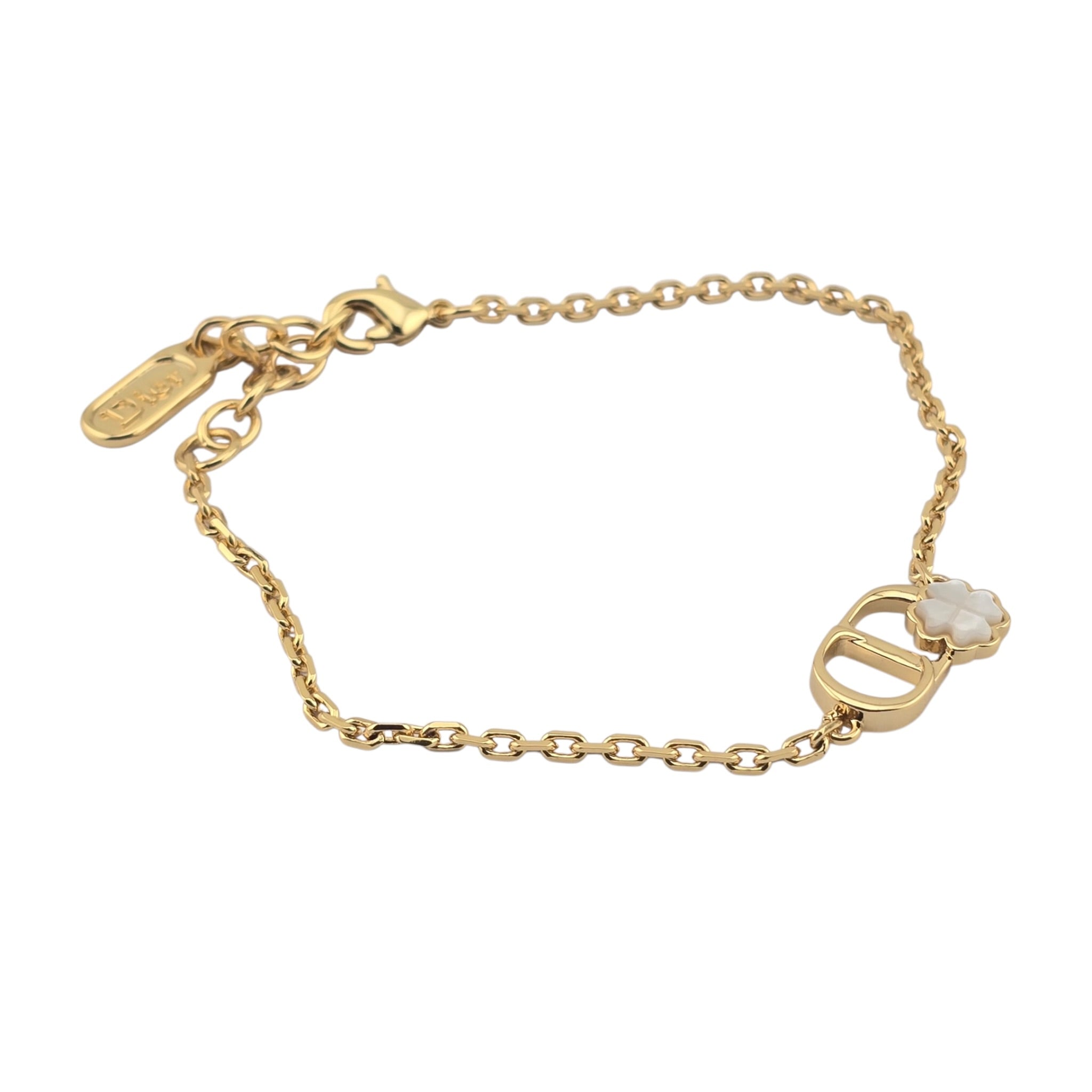 Christian Dior Garden Mother of Pearl Gold  Bracelet DIOR