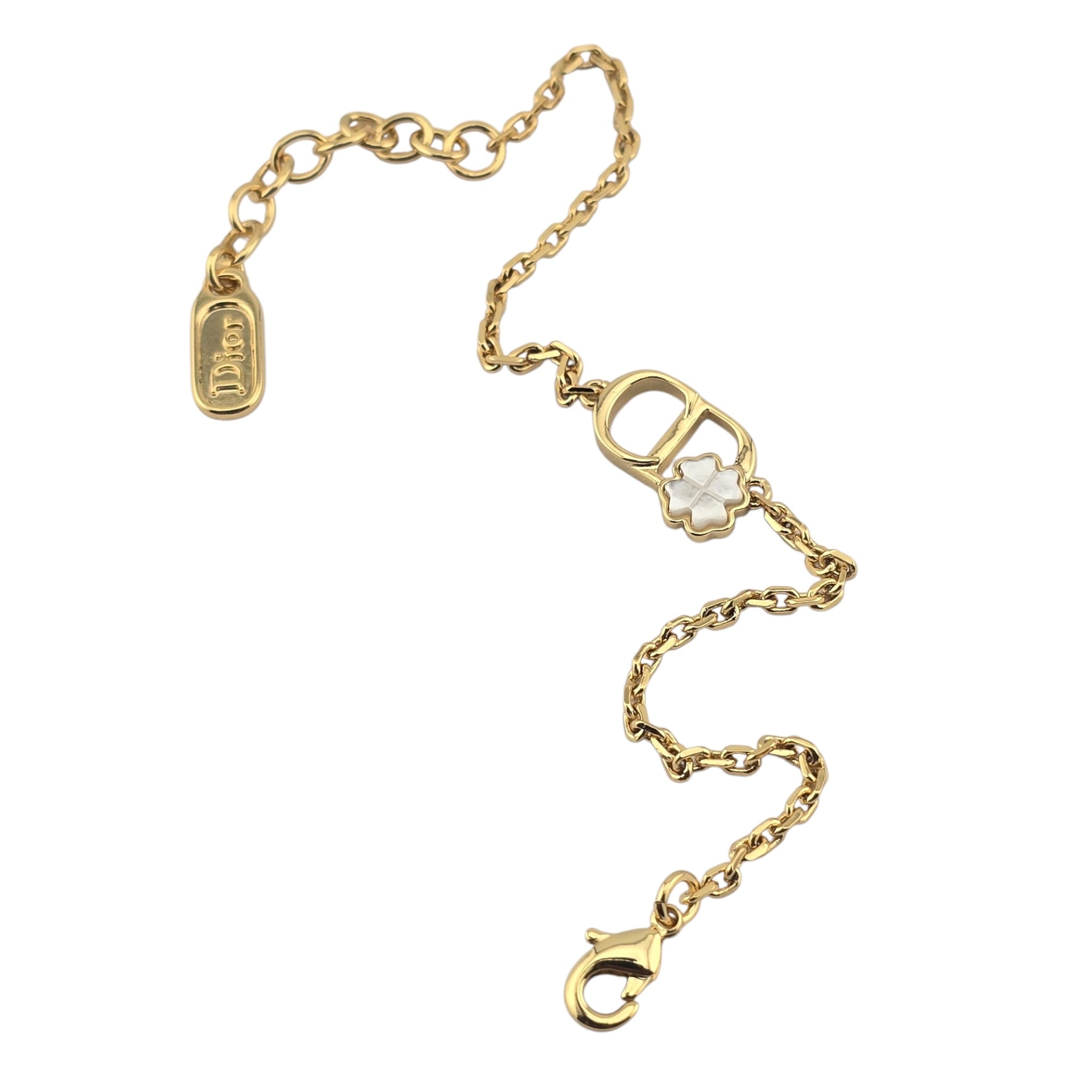 Christian Dior Garden Mother of Pearl Gold  Bracelet DIOR