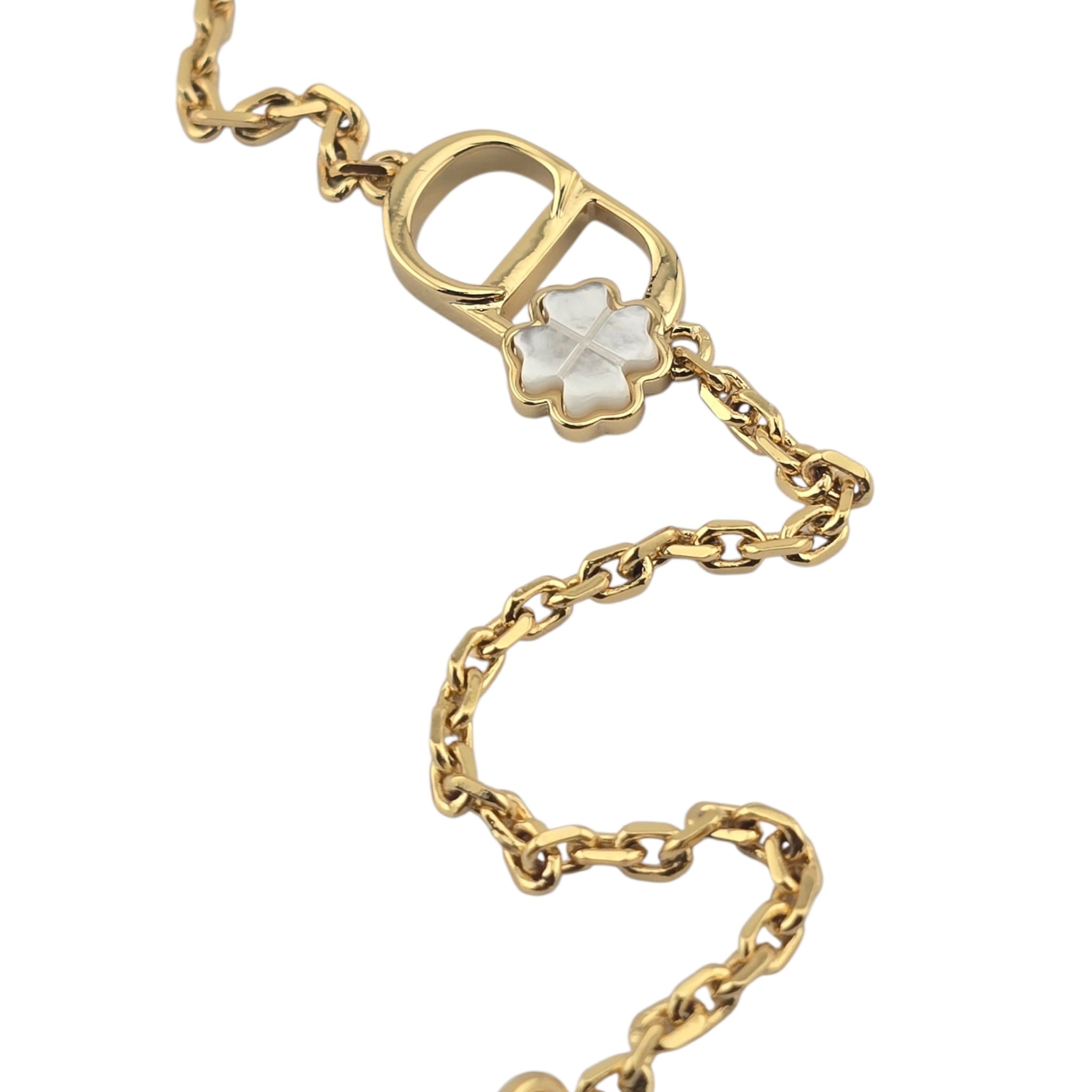 Christian Dior Garden Mother of Pearl Gold  Bracelet DIOR