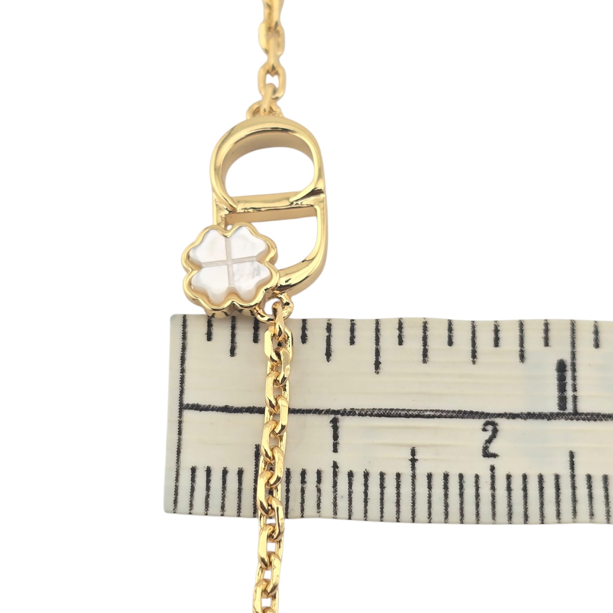 Christian Dior Garden Mother of Pearl Gold Bracelet DIOR
