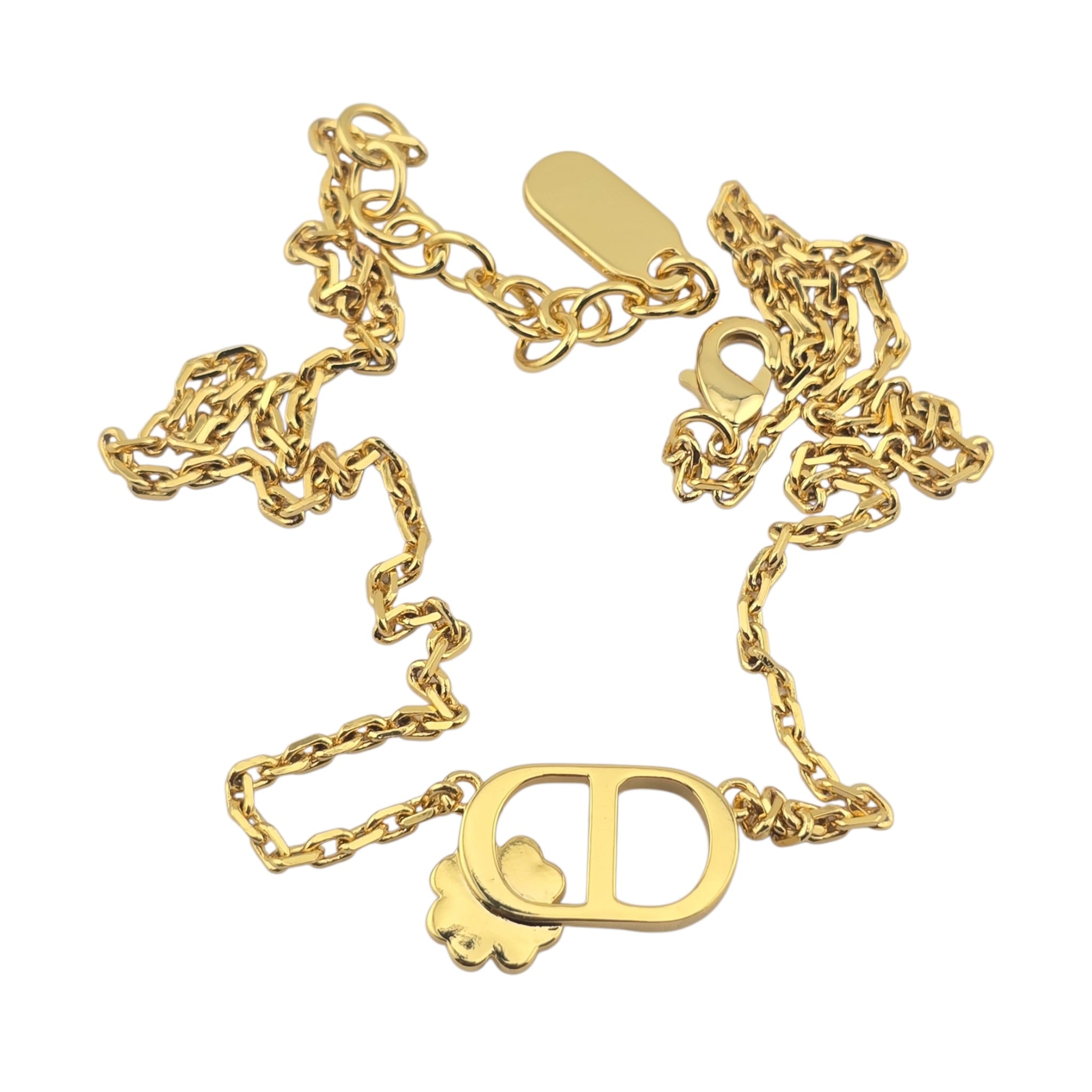 Christian Dior Garden Mother of Pearl Gold Necklace DIOR