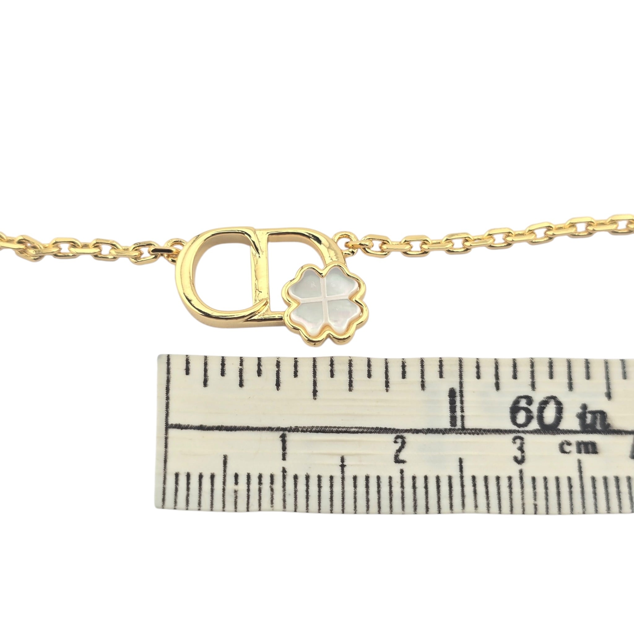 Christian Dior Garden Mother of Pearl Gold Necklace DIOR