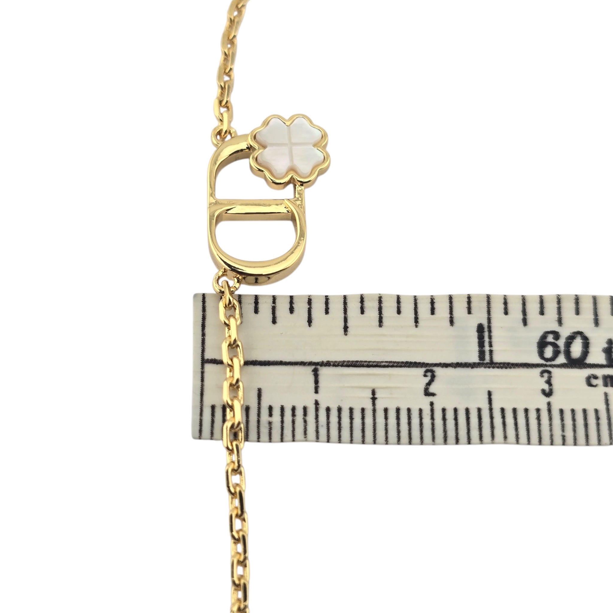 Christian Dior Garden Mother of Pearl Gold Necklace DIOR