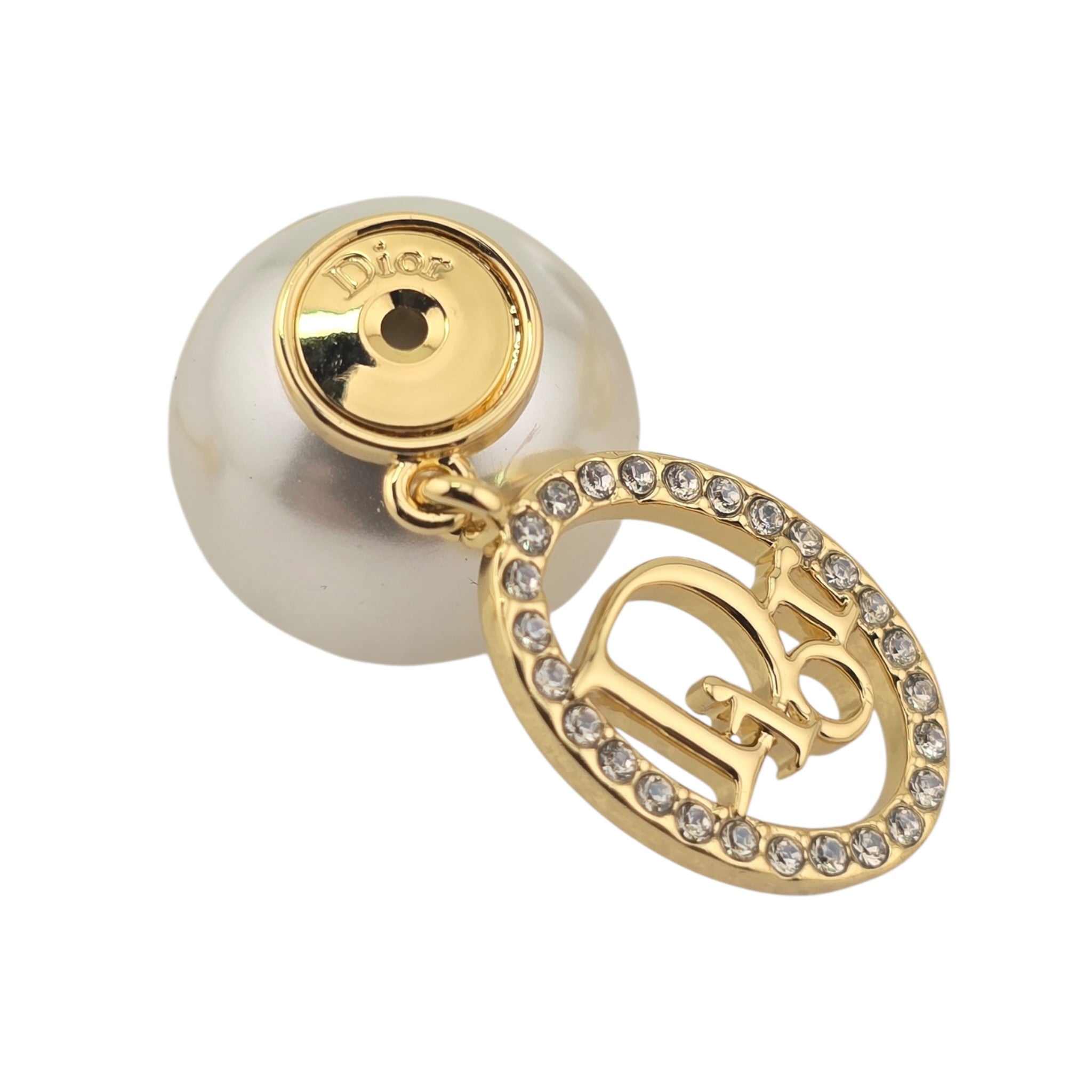 Christian Dior Tribales Gold Crystal Earrings DIOR