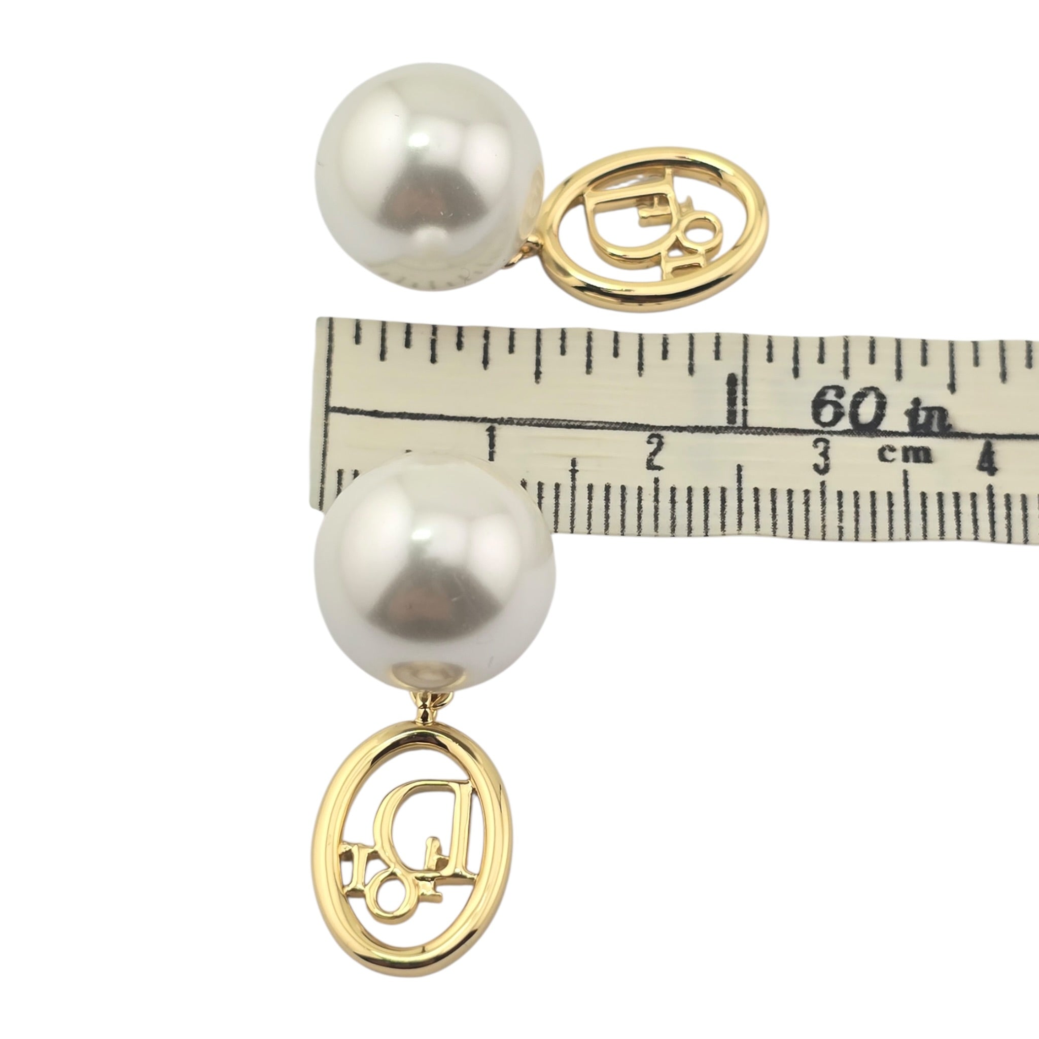 Christian Dior Tribales Gold Crystal Earrings DIOR