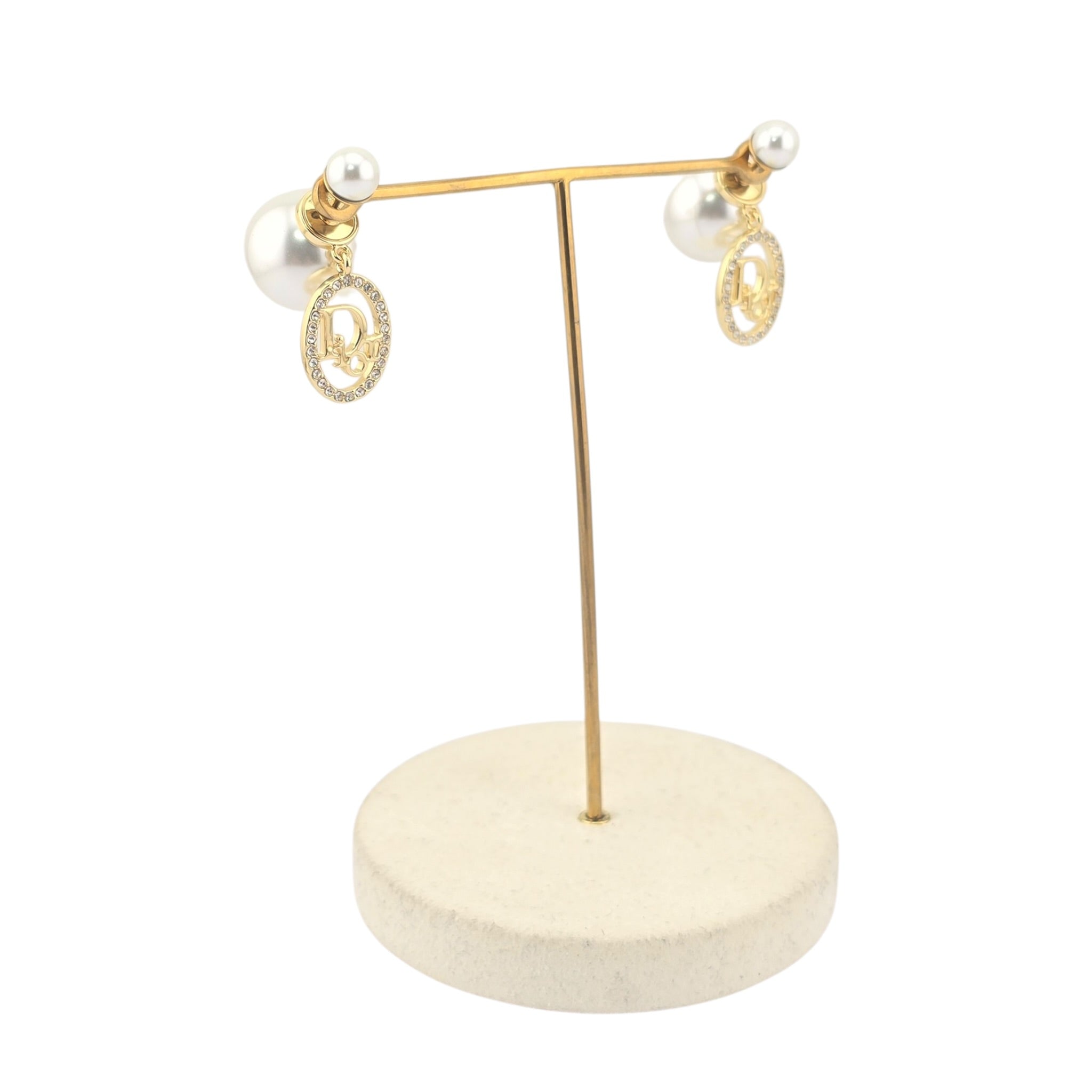 Christian Dior Tribales Gold Crystal Earrings DIOR