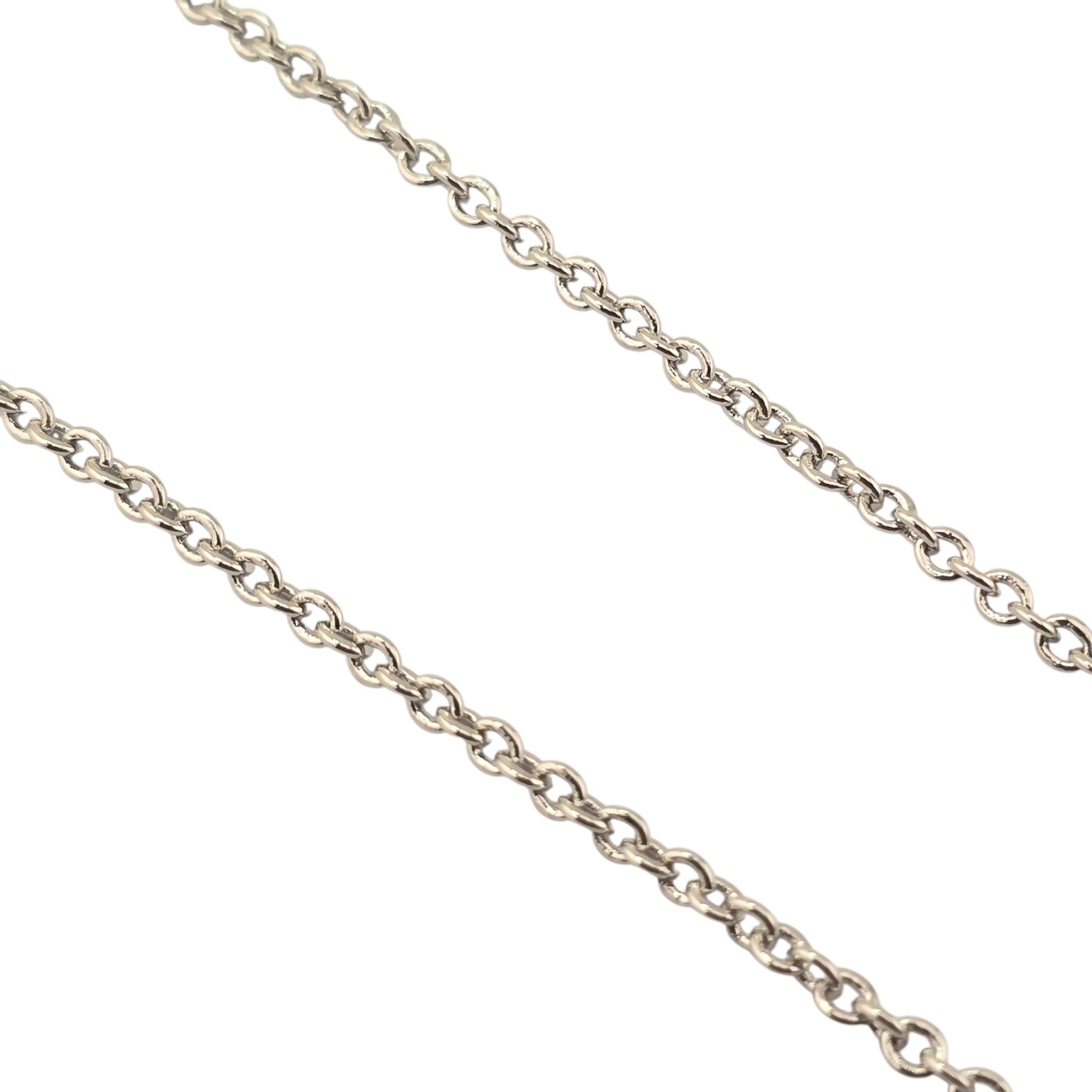 Christian Dior Pink Heart Silver Necklace DIOR