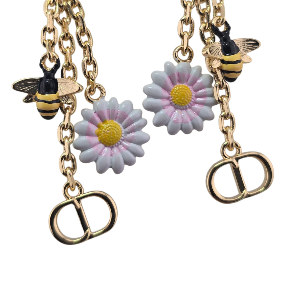 Christian Dior Daisy Gold Tribales Earrings DIOR
