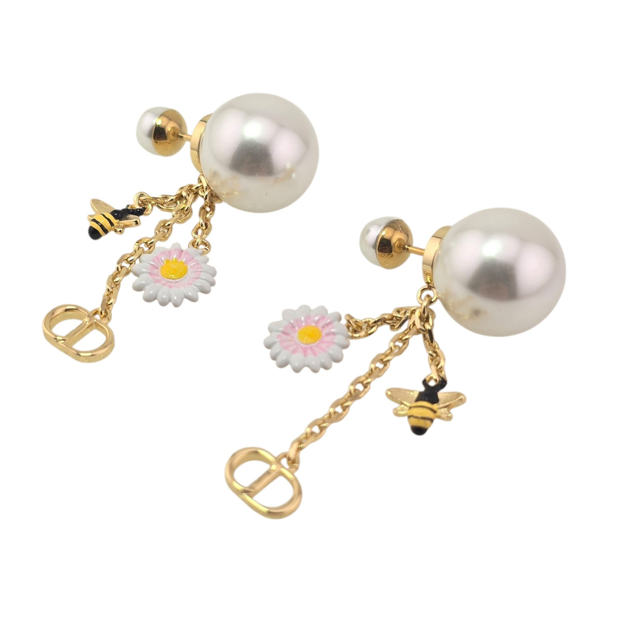 Christian Dior Daisy Gold Tribales Earrings DIOR
