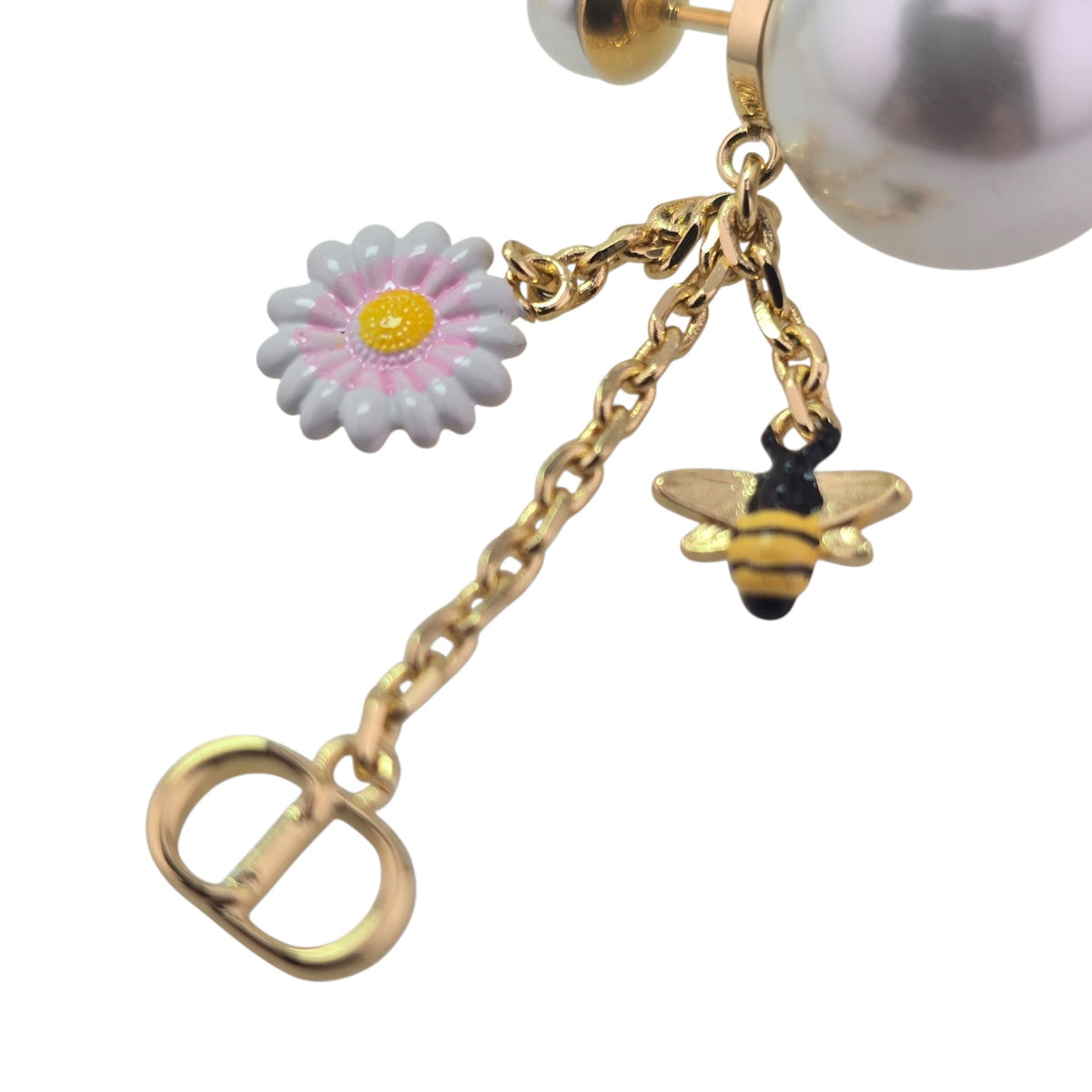 Christian Dior Daisy Gold Tribales Earrings DIOR
