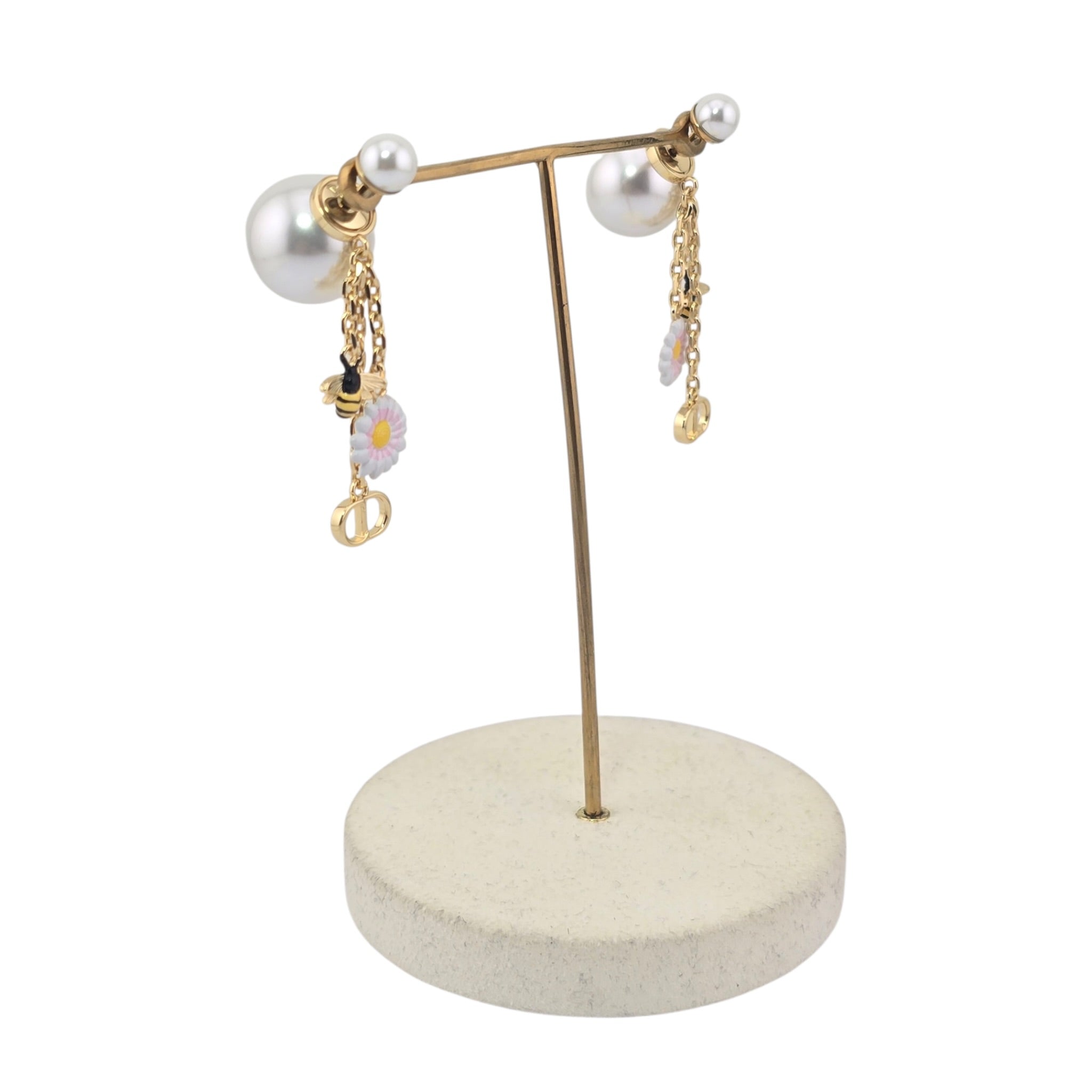Christian Dior Daisy Gold Tribales Earrings DIOR