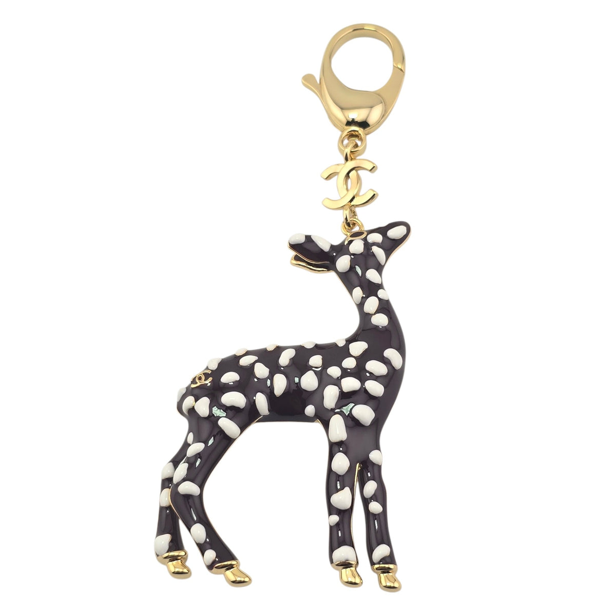 Chanel CC Deer Keychain Bag Charm 2026 CHANEL