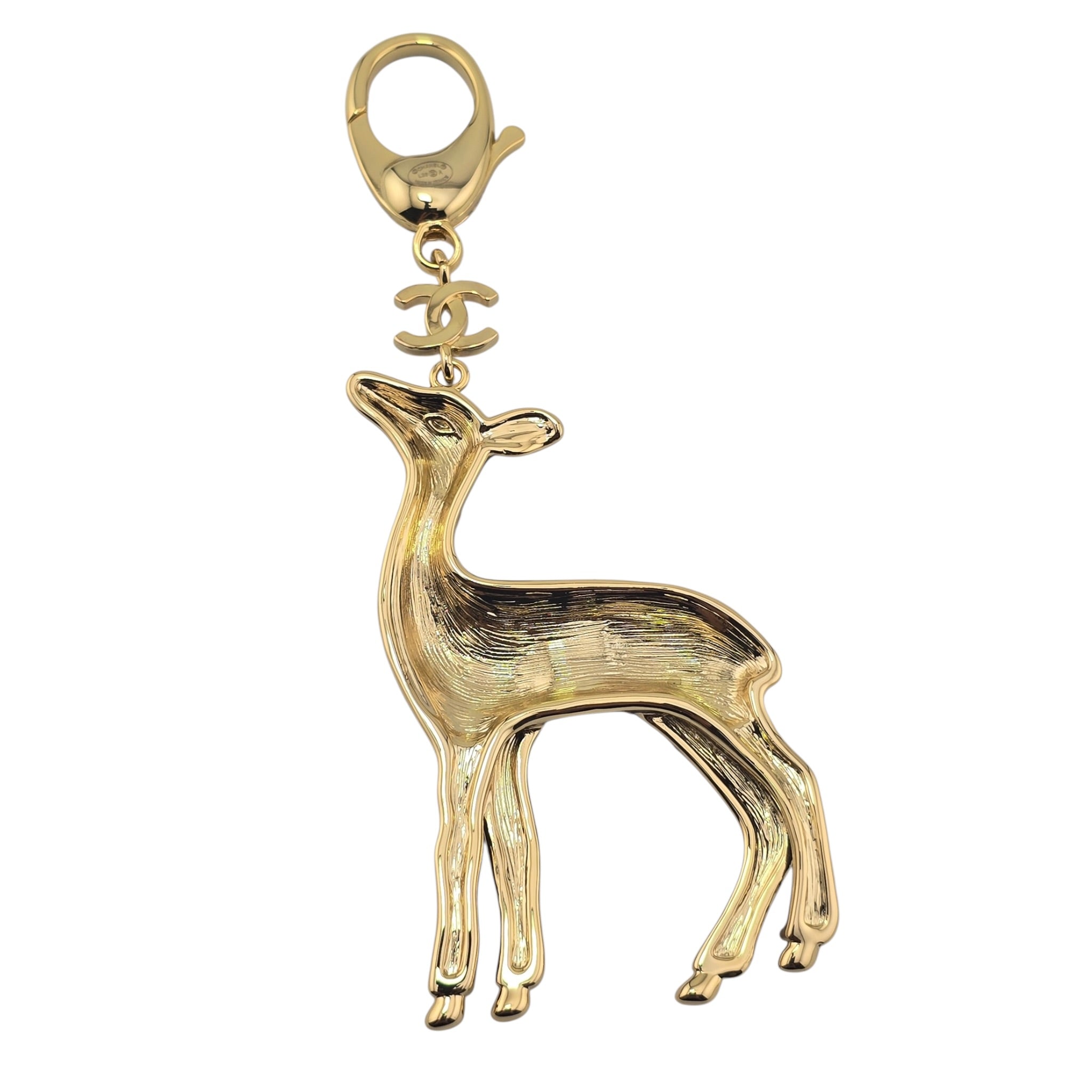 Chanel CC Deer Keychain Bag Charm 2026 CHANEL
