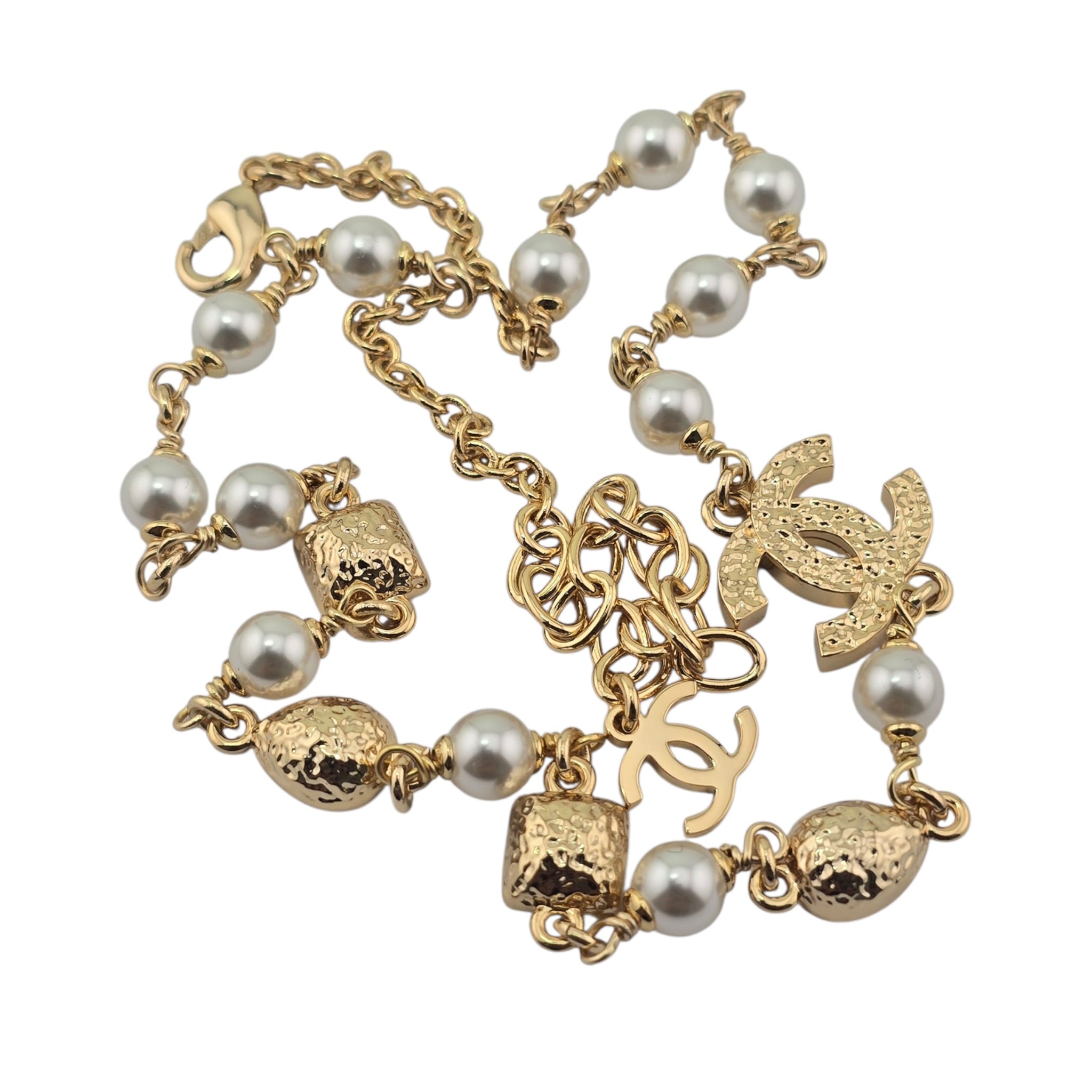Chanel CC Gold Multicoloured Necklace 2026 CHANEL
