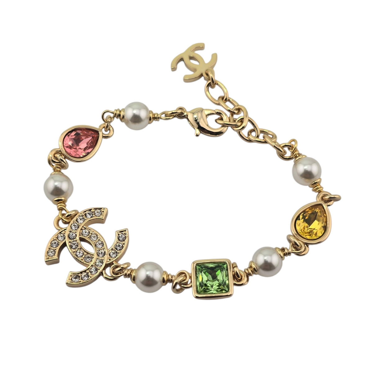 Chanel CC Gold Multicoloured Bracelet 2026 CHANEL