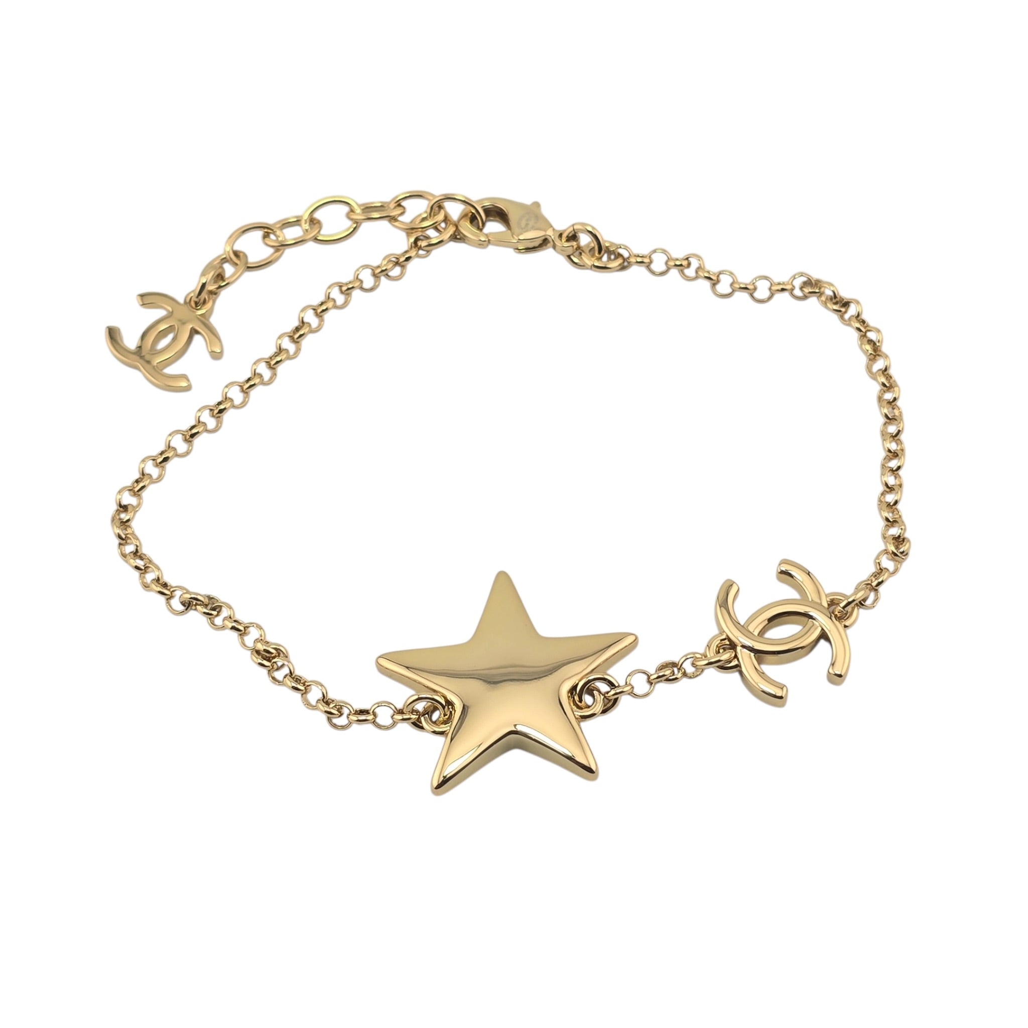 Chanel CC Gold Star Bracelet 2026 CHANEL