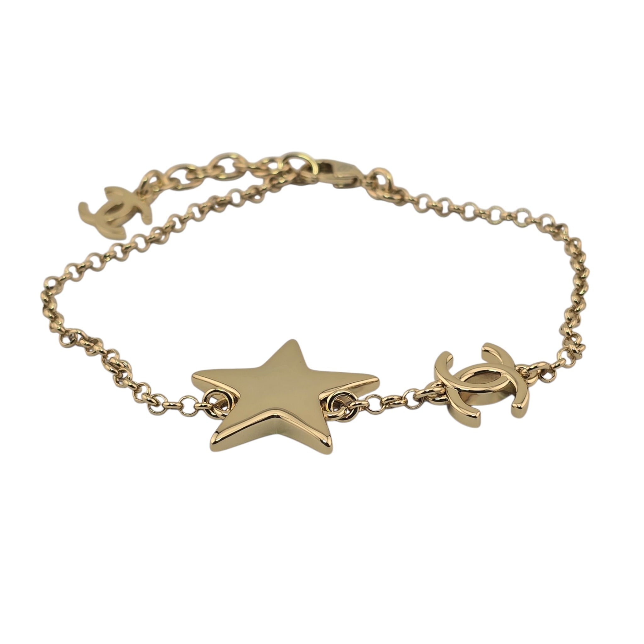 Chanel CC Gold Star Bracelet 2026 CHANEL