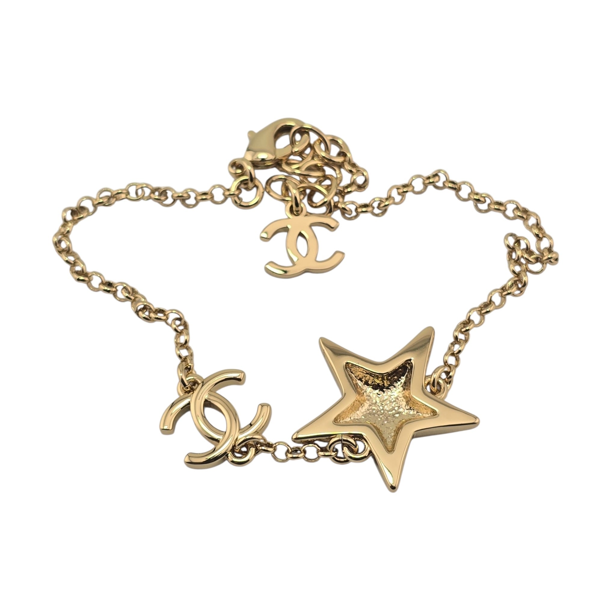 Chanel CC Gold Star Bracelet 2026 CHANEL