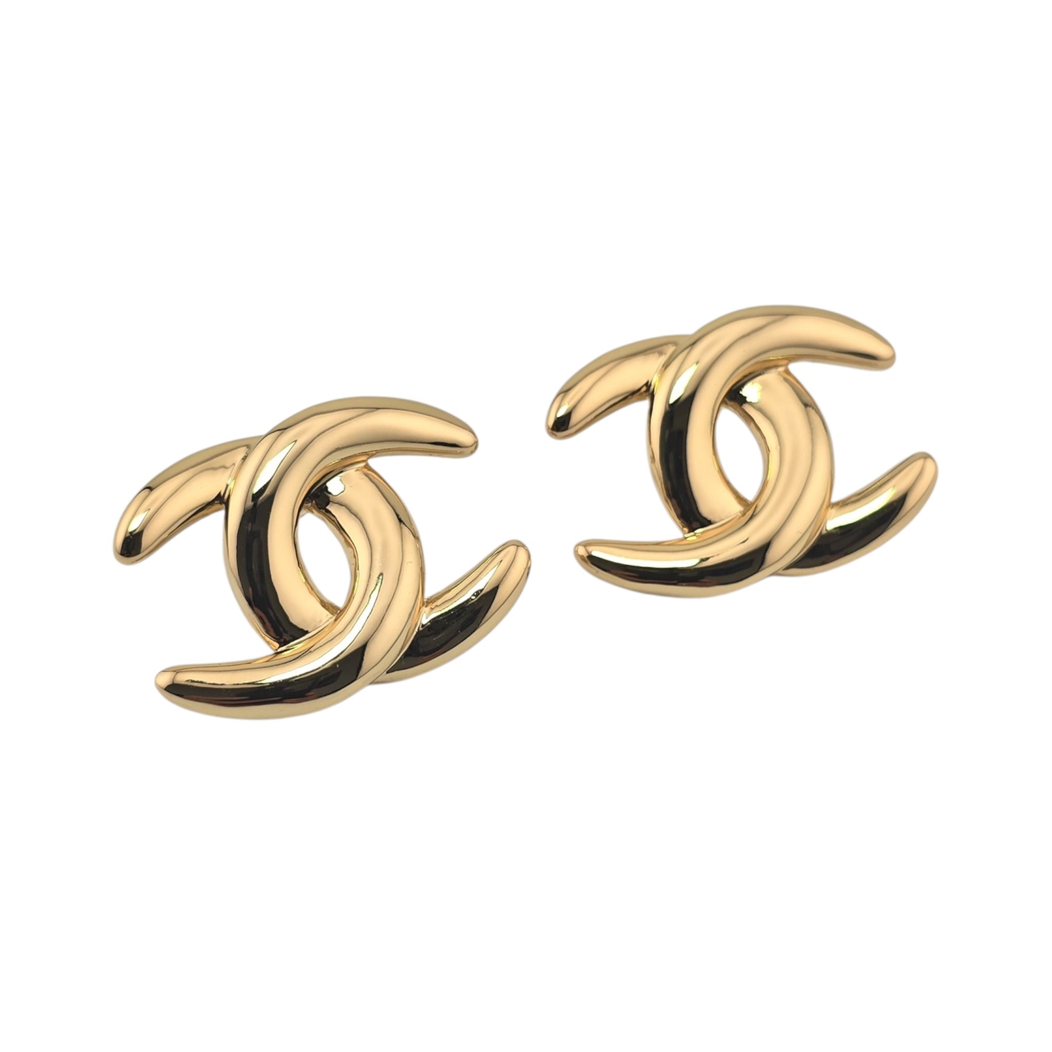 Chanel CC Gold Stud Multicoloured Crystal Earrings 2026 CHANEL