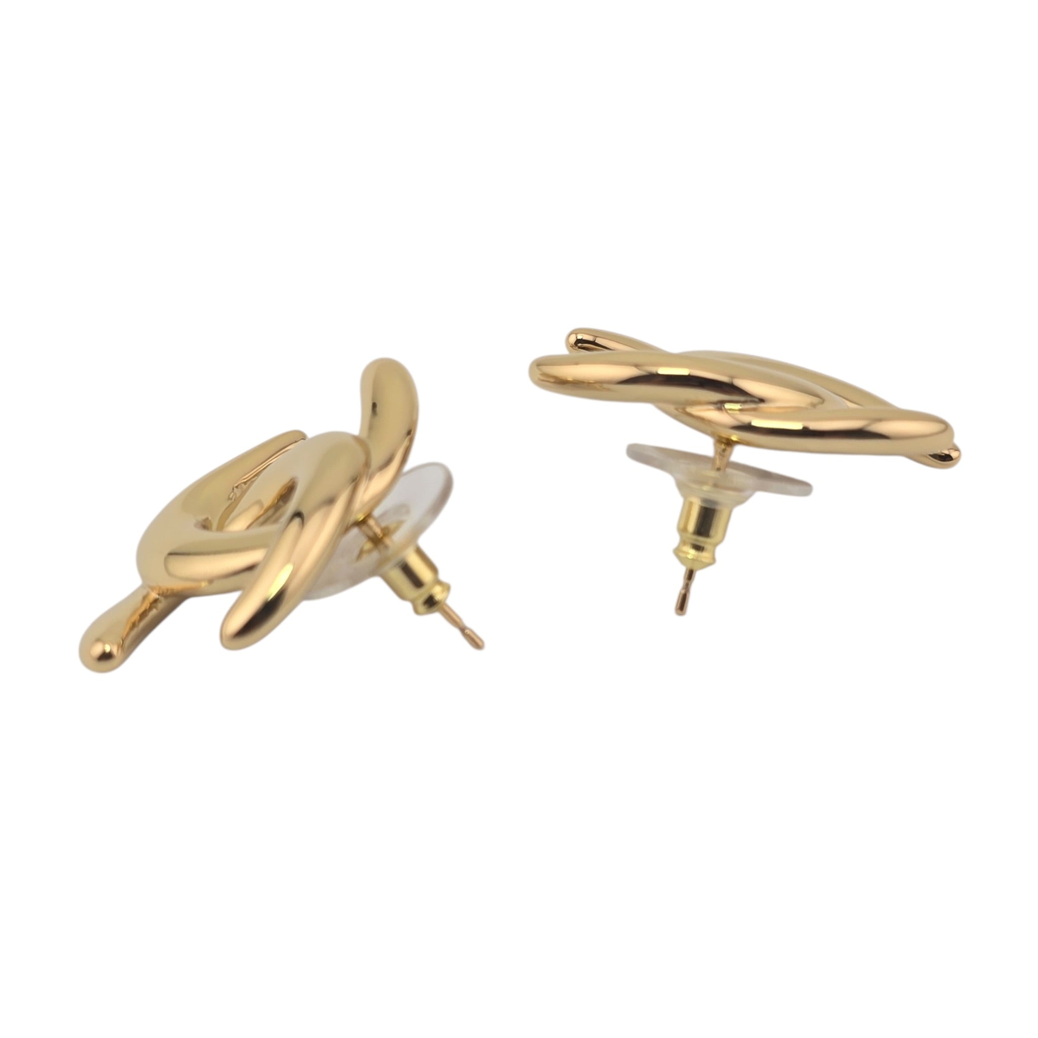 Chanel CC Gold Stud Multicoloured Crystal Earrings 2026 CHANEL