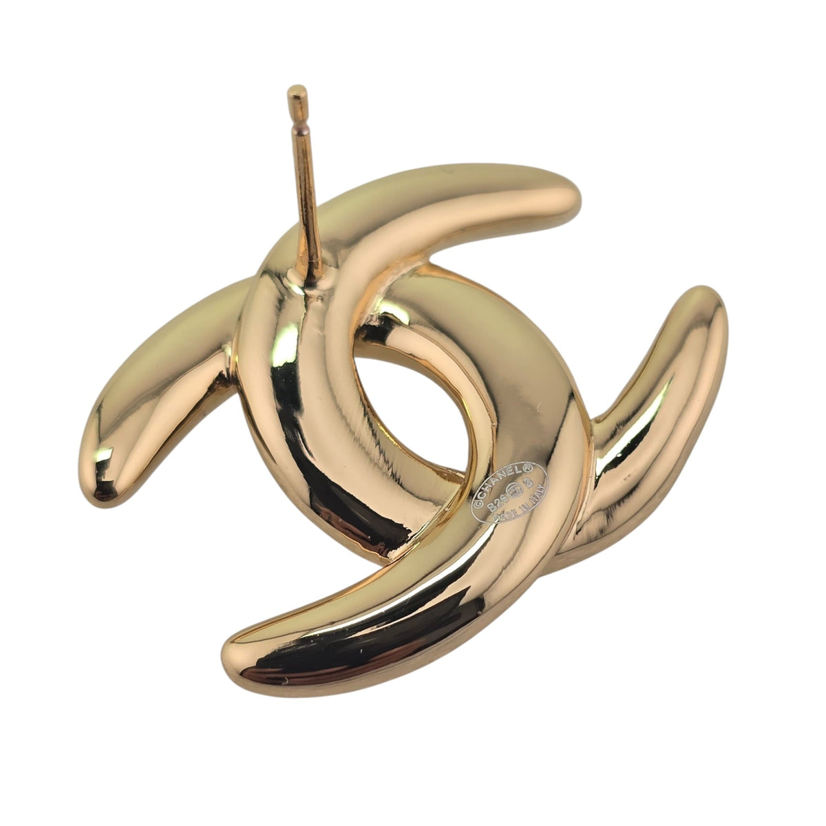 Chanel CC Gold Stud Multicoloured Crystal Earrings 2026 CHANEL