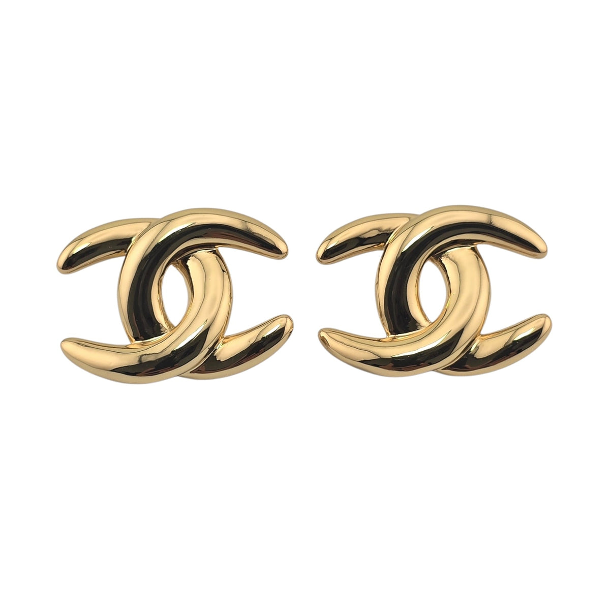 Chanel CC Gold Stud Multicoloured Crystal Earrings 2026 CHANEL