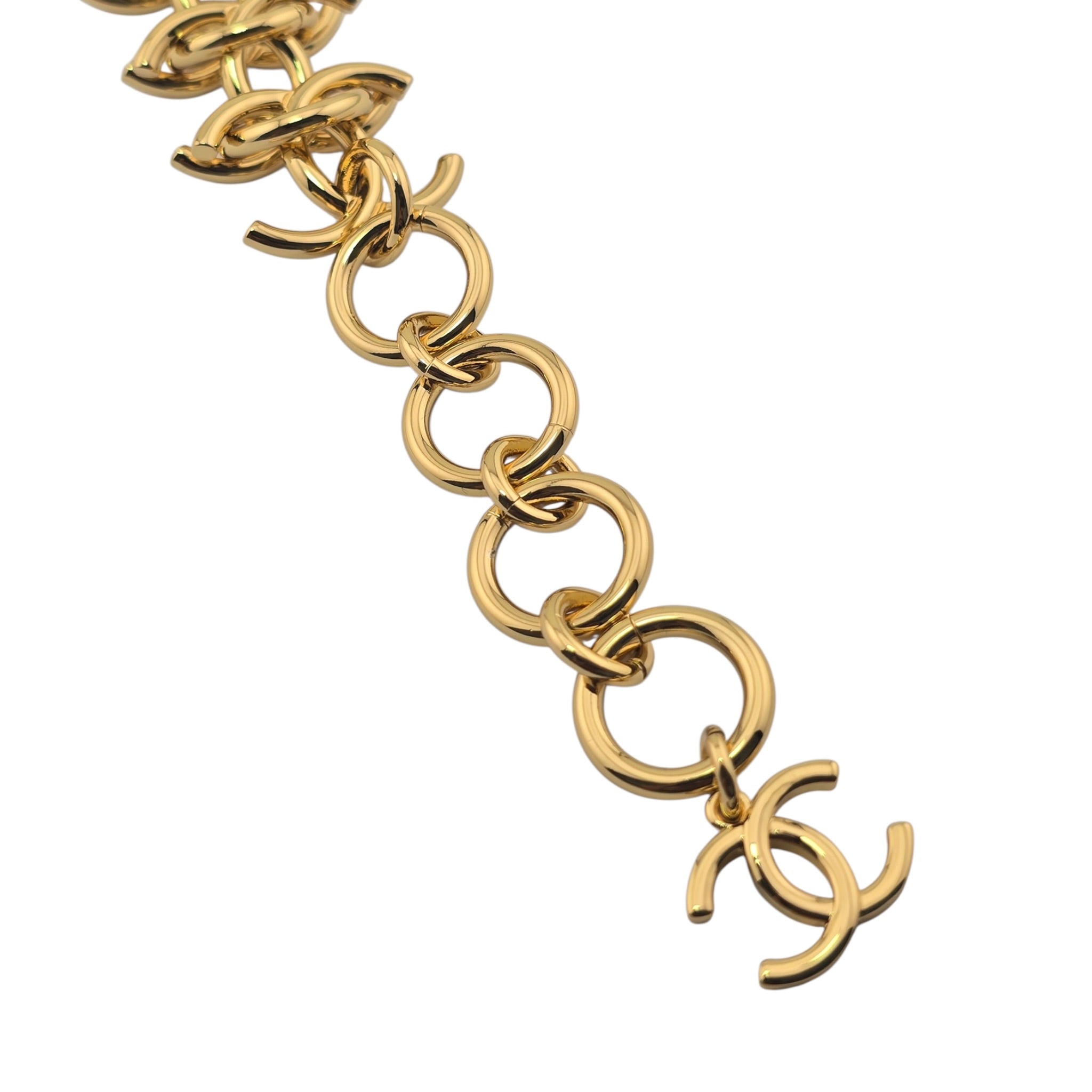 Chanel CC Gold Chunky Bracelet 2026 CHANEL