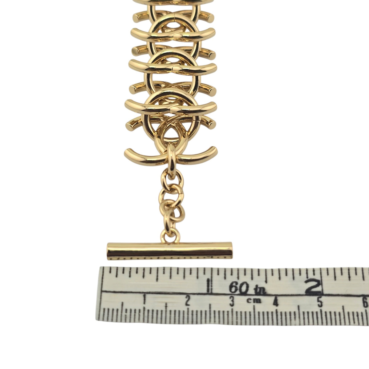 Chanel CC Gold Chunky Bracelet 2026 CHANEL