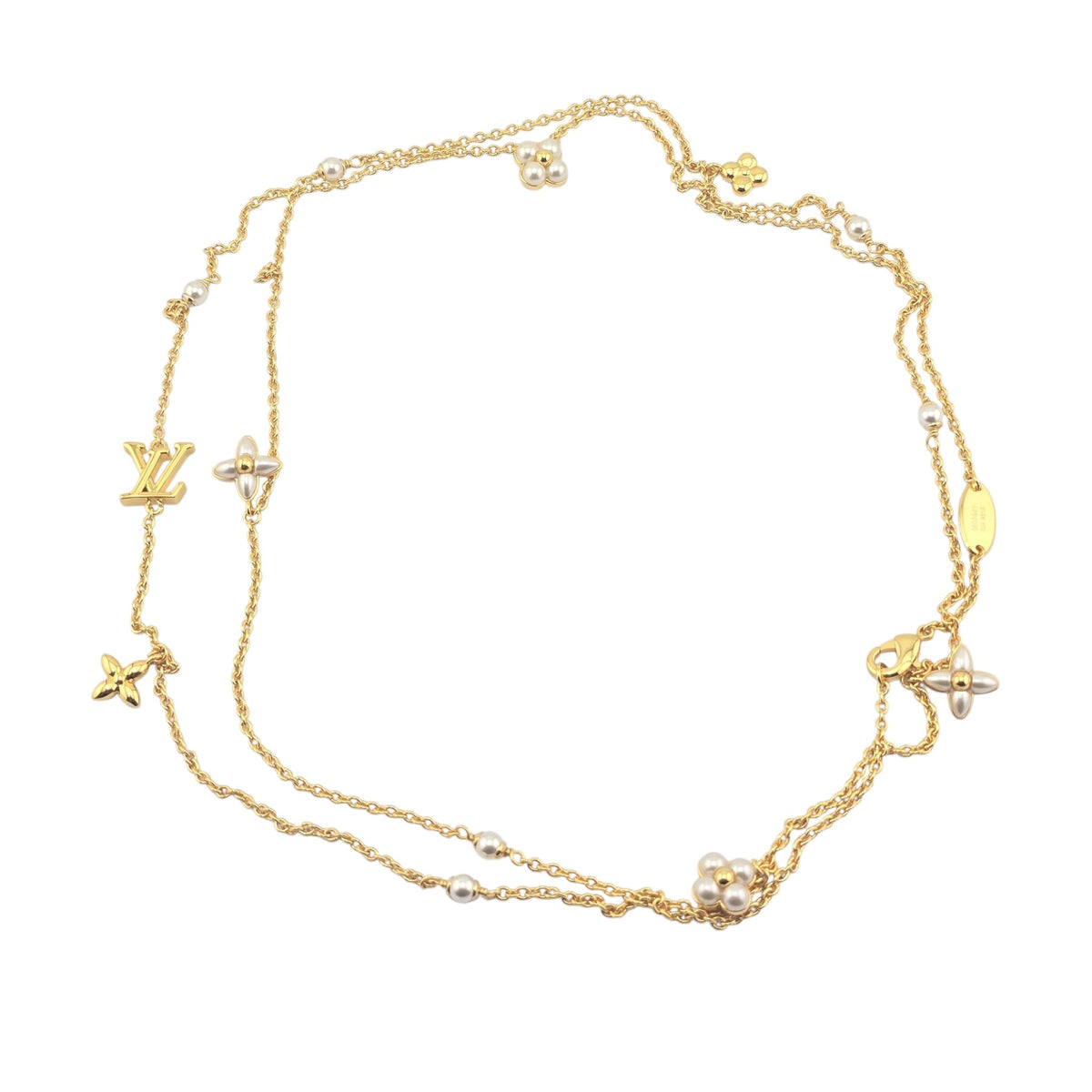 Louis Vuitton LV Floragram XS Pendant Long Necklace LOUIS VUITTON