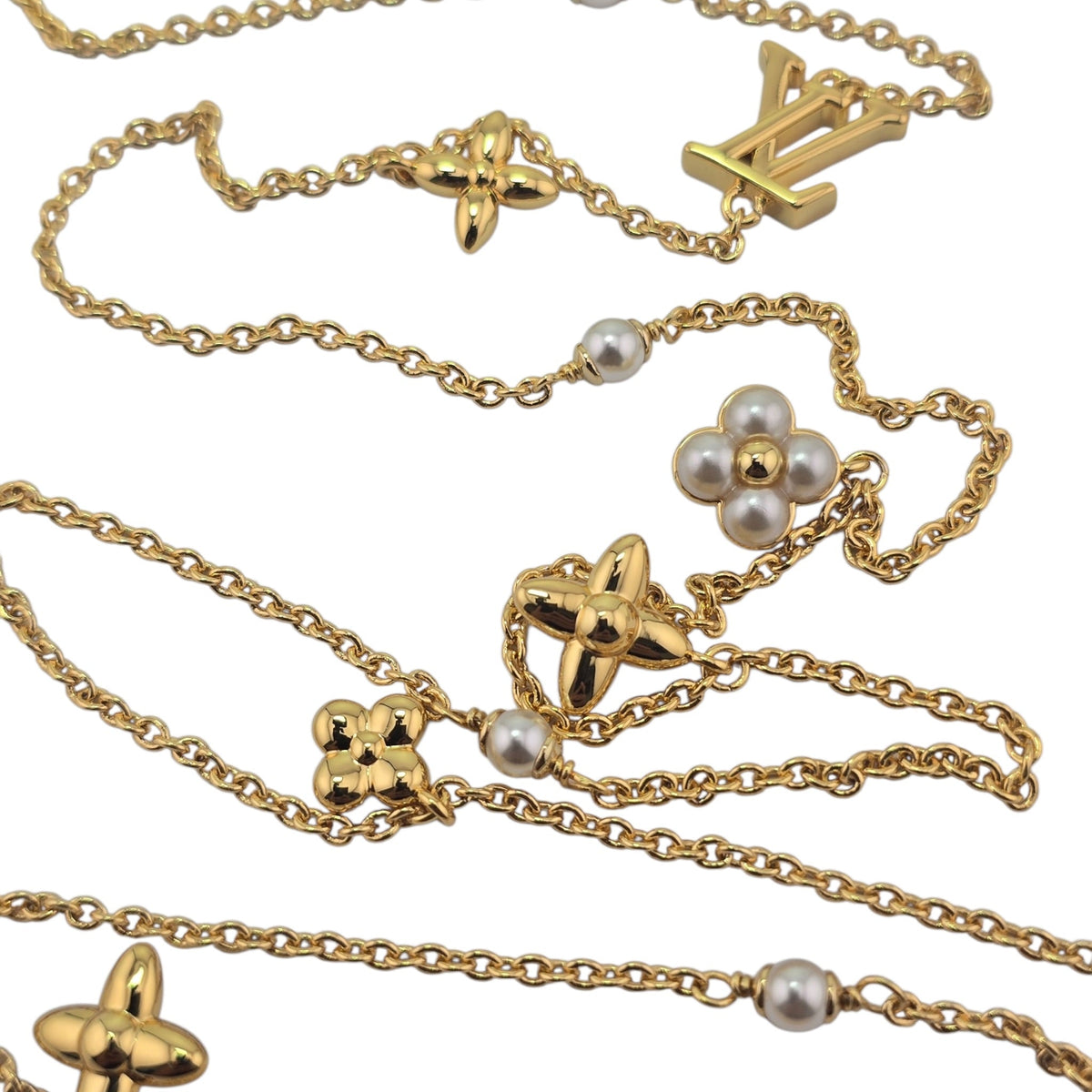Louis Vuitton LV Floragram XS Pendant Long Necklace LOUIS VUITTON