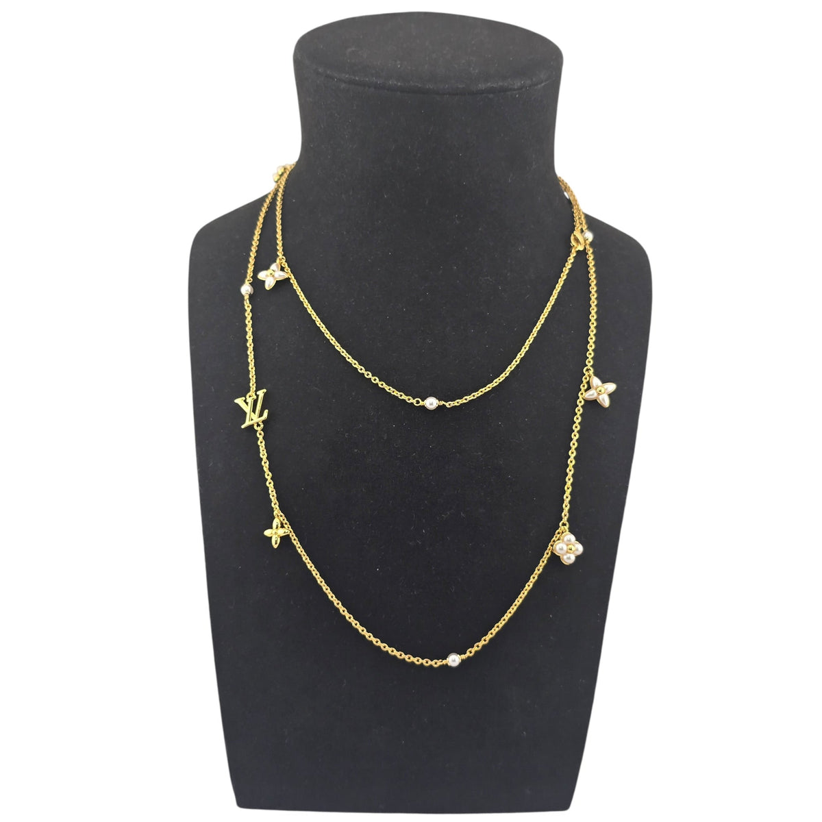 Louis Vuitton LV Floragram XS Pendant Long Necklace LOUIS VUITTON