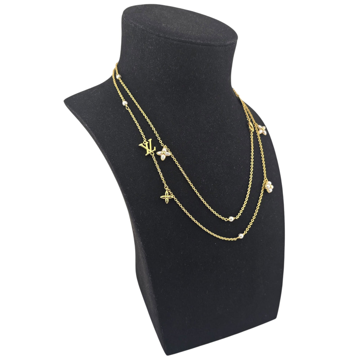 Louis Vuitton LV Floragram XS Pendant Long Necklace LOUIS VUITTON