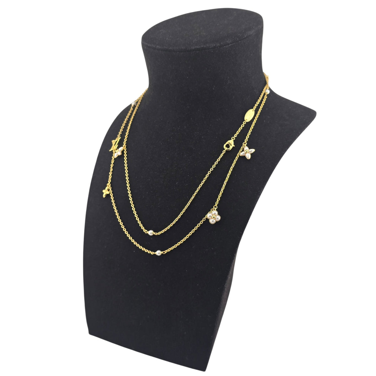 Louis Vuitton LV Floragram XS Pendant Long Necklace LOUIS VUITTON