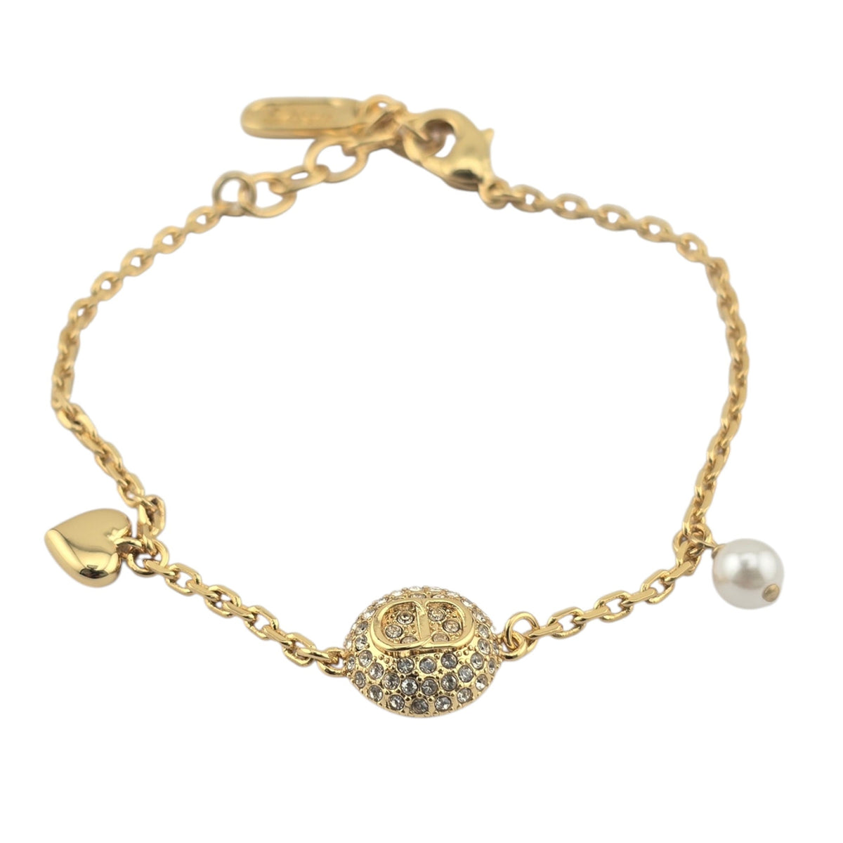 Christian Dior CD Disco Gold Bracelet DIOR