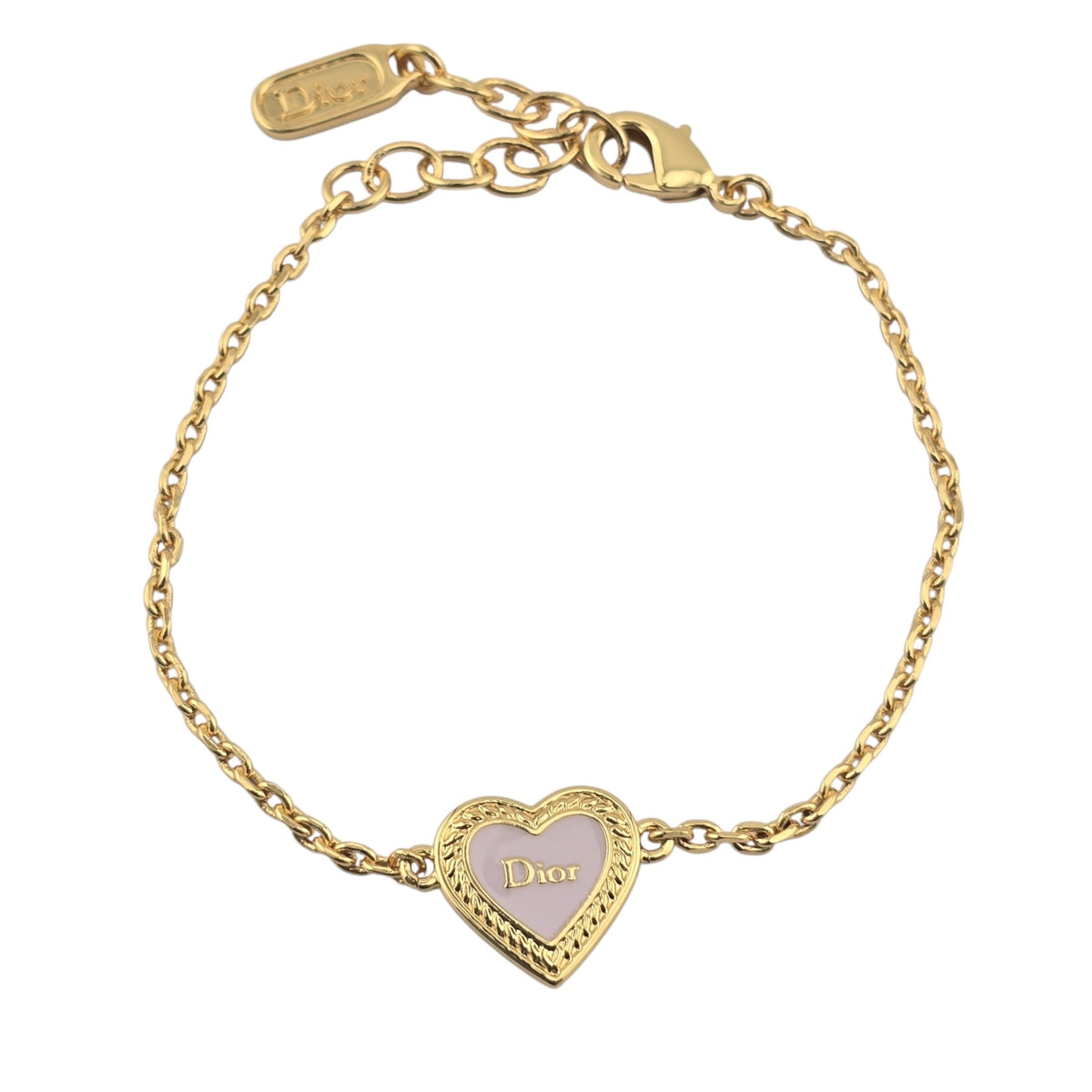 Christian Dior Qixi Dior Heart Locket Bracelet DIOR
