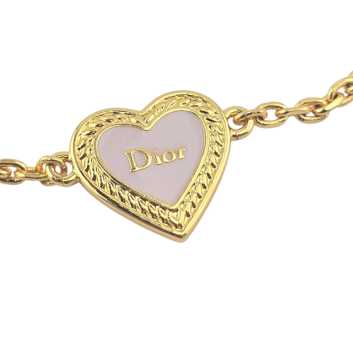 Christian Dior Qixi Dior Heart Locket Bracelet DIOR