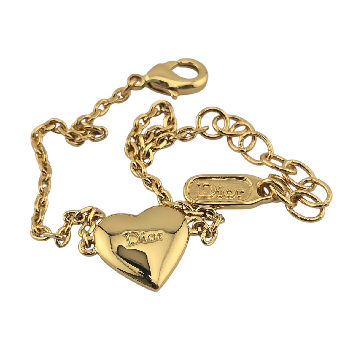 Christian Dior Qixi Dior Heart Locket Bracelet DIOR