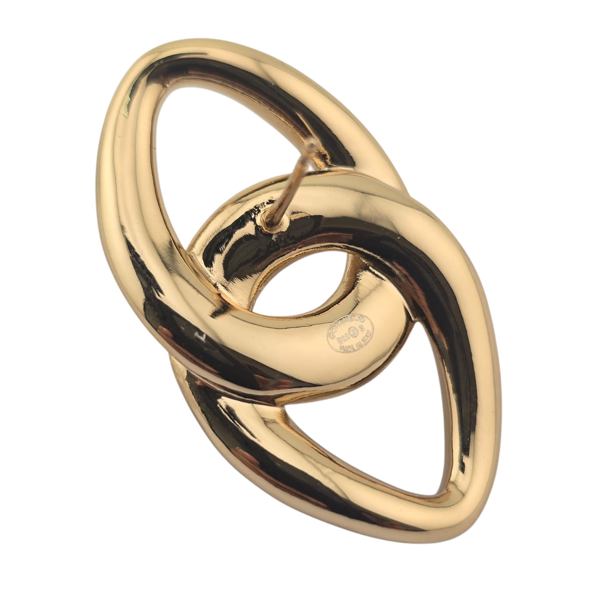 Chanel Gold CC Stud Earrings 2026 CHANEL