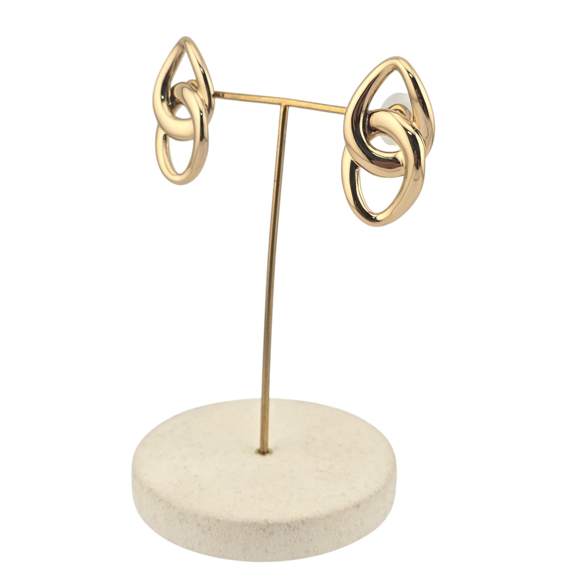 Chanel Gold CC Stud Earrings 2026 CHANEL