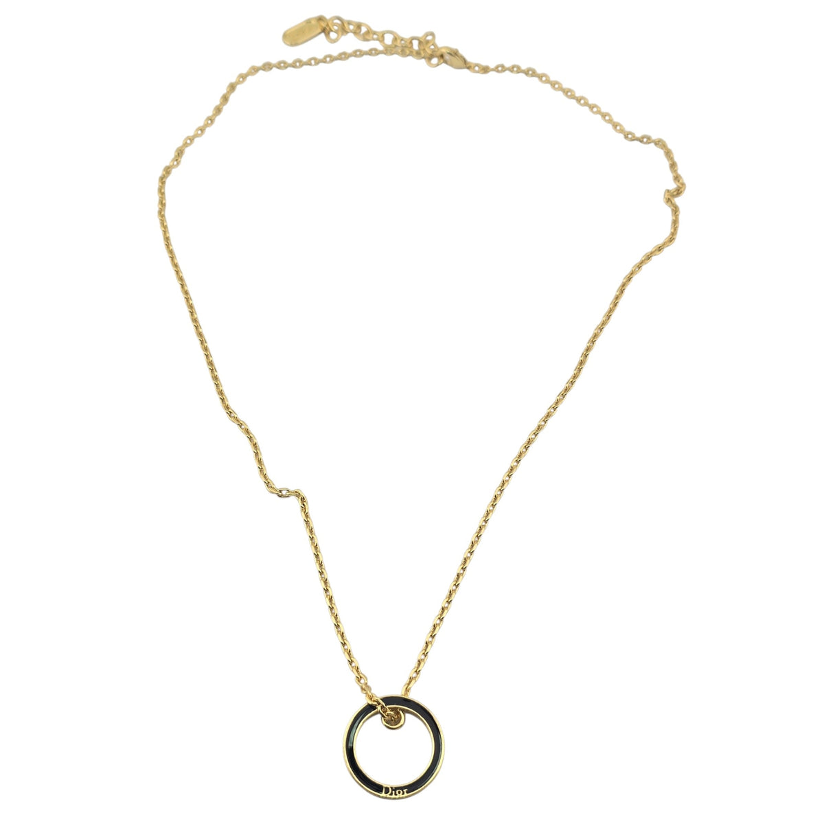 Christian Dior Night Code Black Ring Necklace DIOR