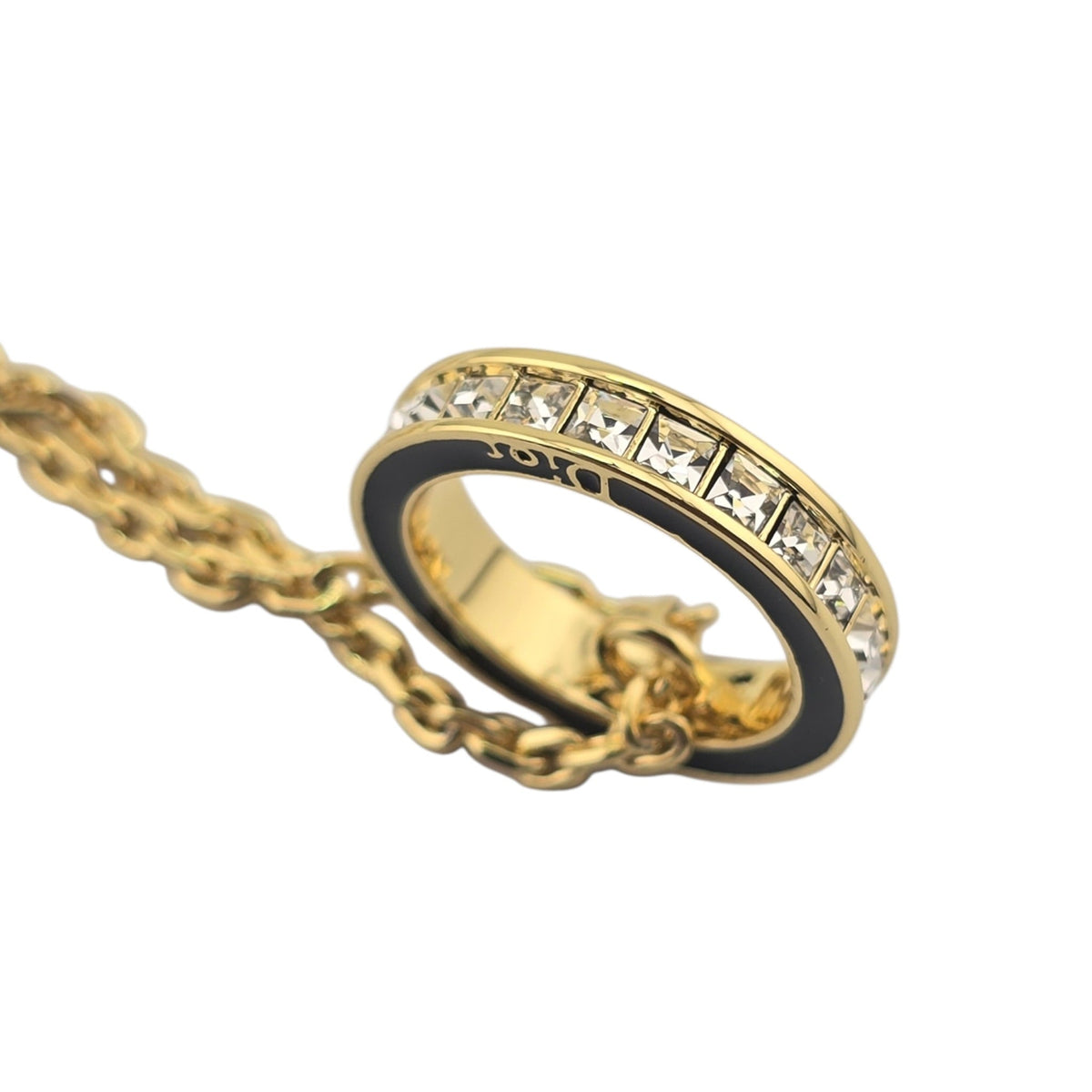 Christian Dior Night Code Black Ring Necklace DIOR