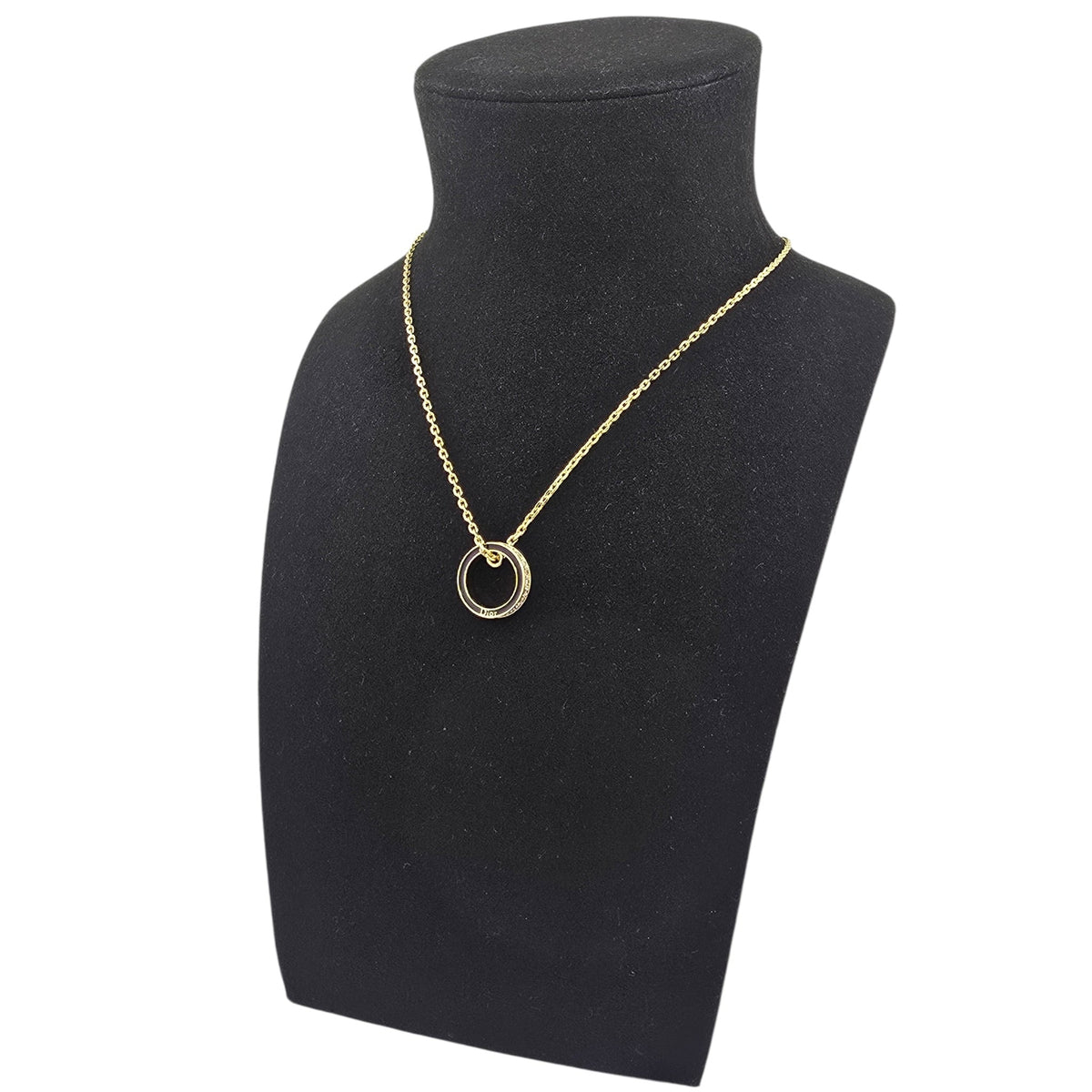 Christian Dior Night Code Black Ring Necklace DIOR