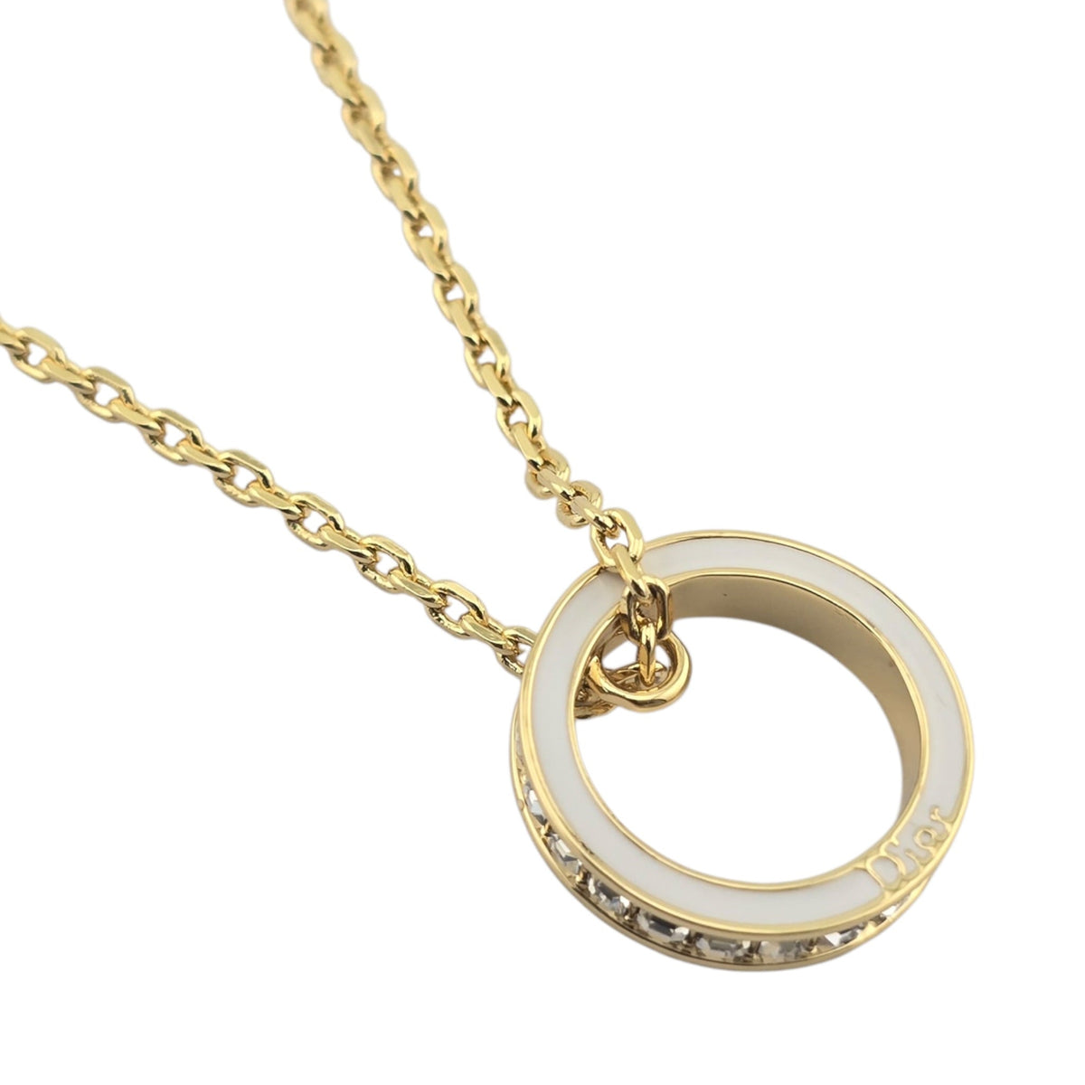 Christian Dior Night Code White Ring Necklace DIOR