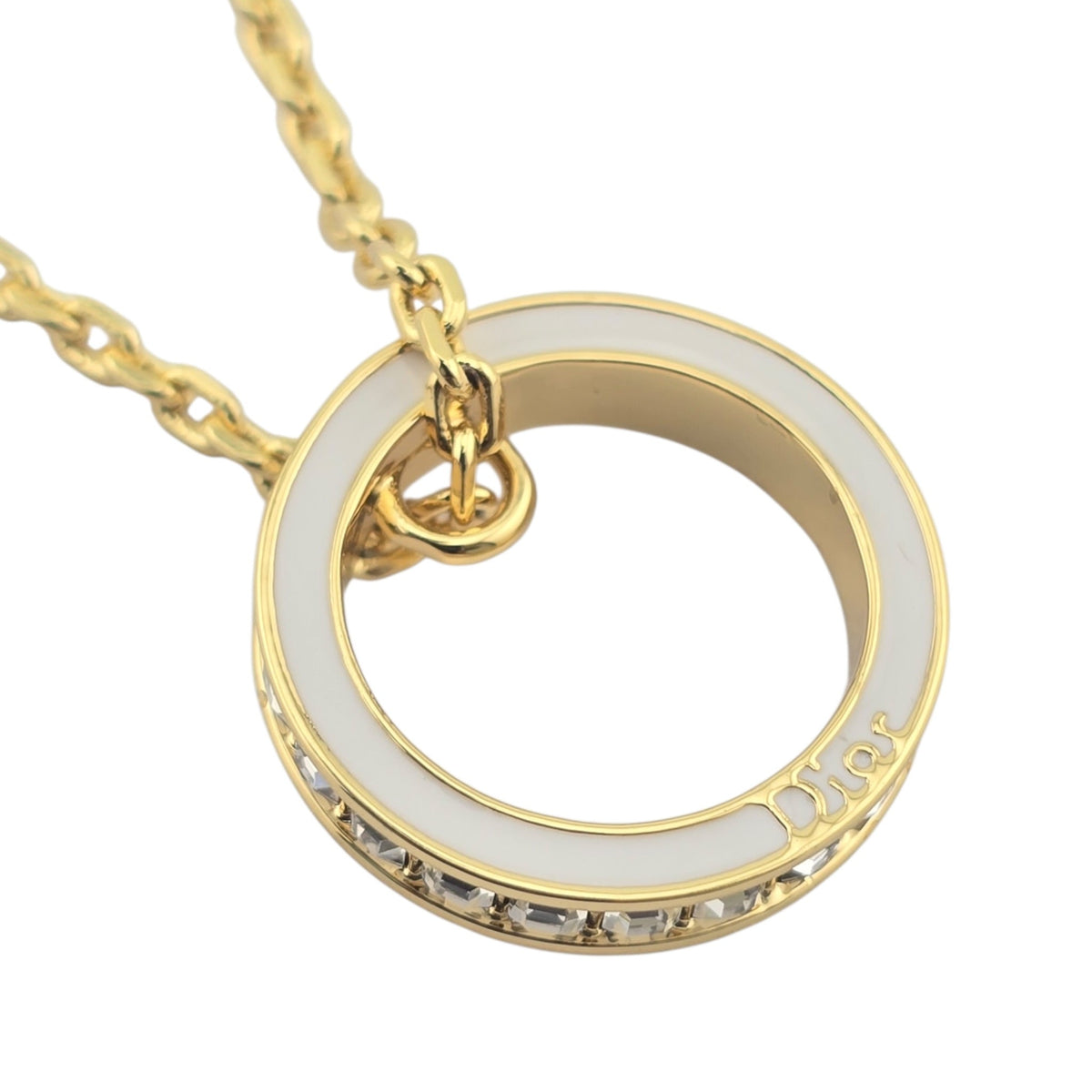 Christian Dior Night Code White Ring Necklace DIOR
