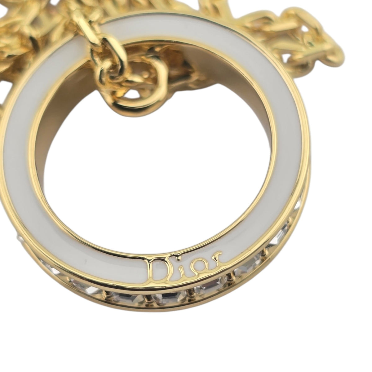 Christian Dior Night Code White Ring Necklace DIOR