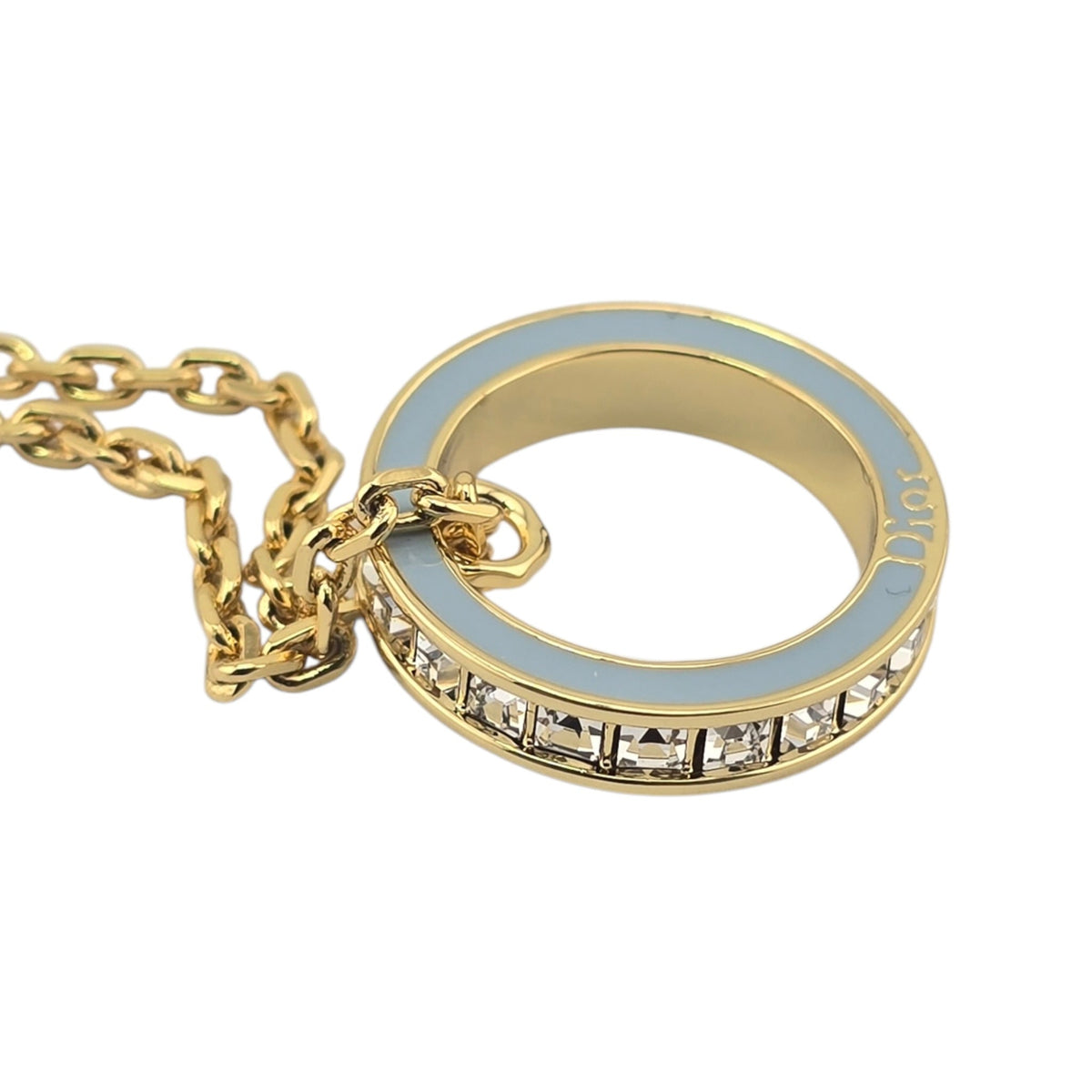 Christian Dior Night Code Blue Ring Necklace DIOR