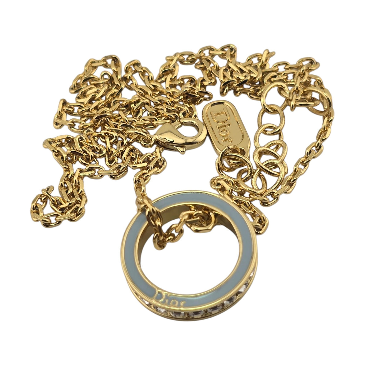 Christian Dior Night Code Blue Ring Necklace DIOR